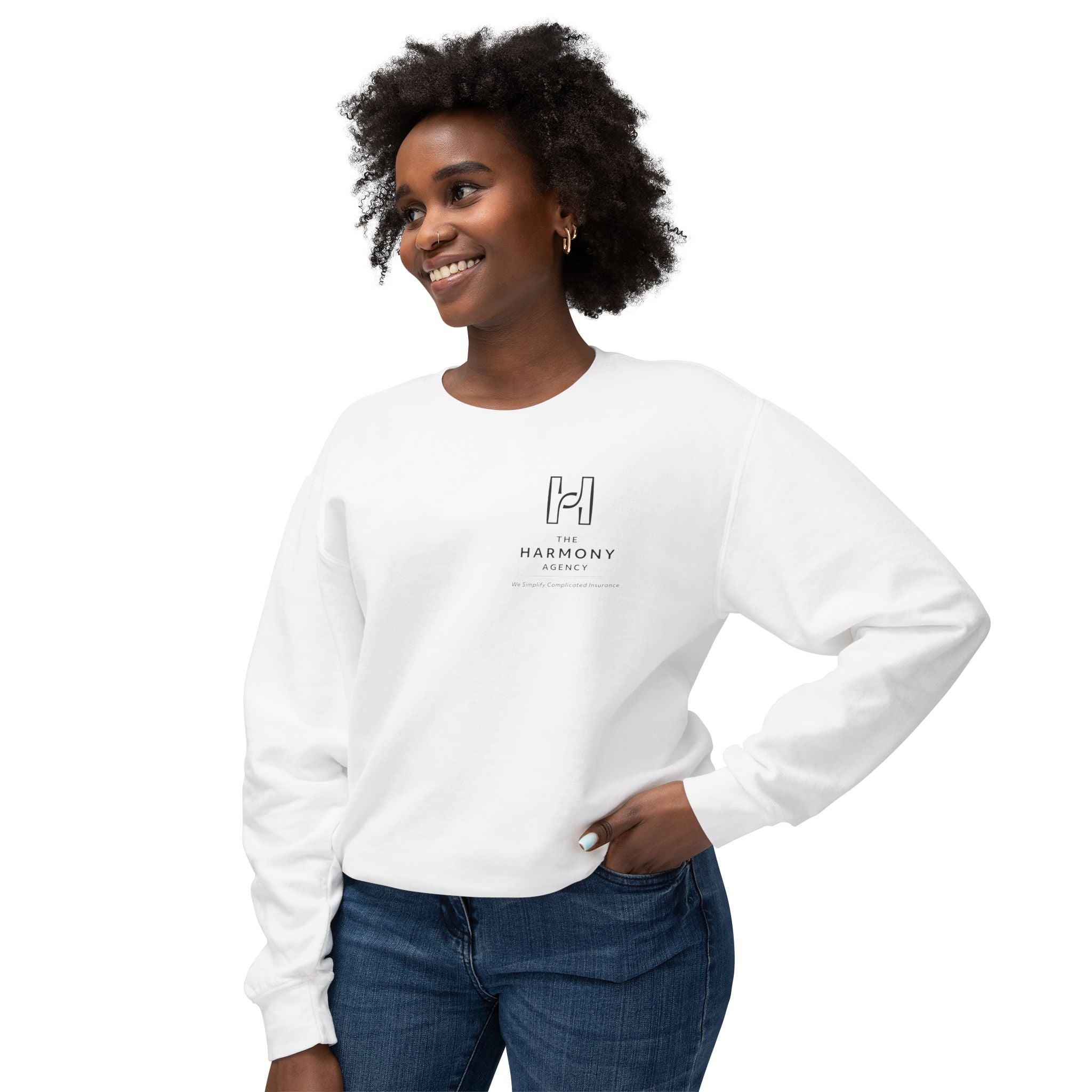 Angie Mikel Unisex Lightweight Crewneck Sweatshirt