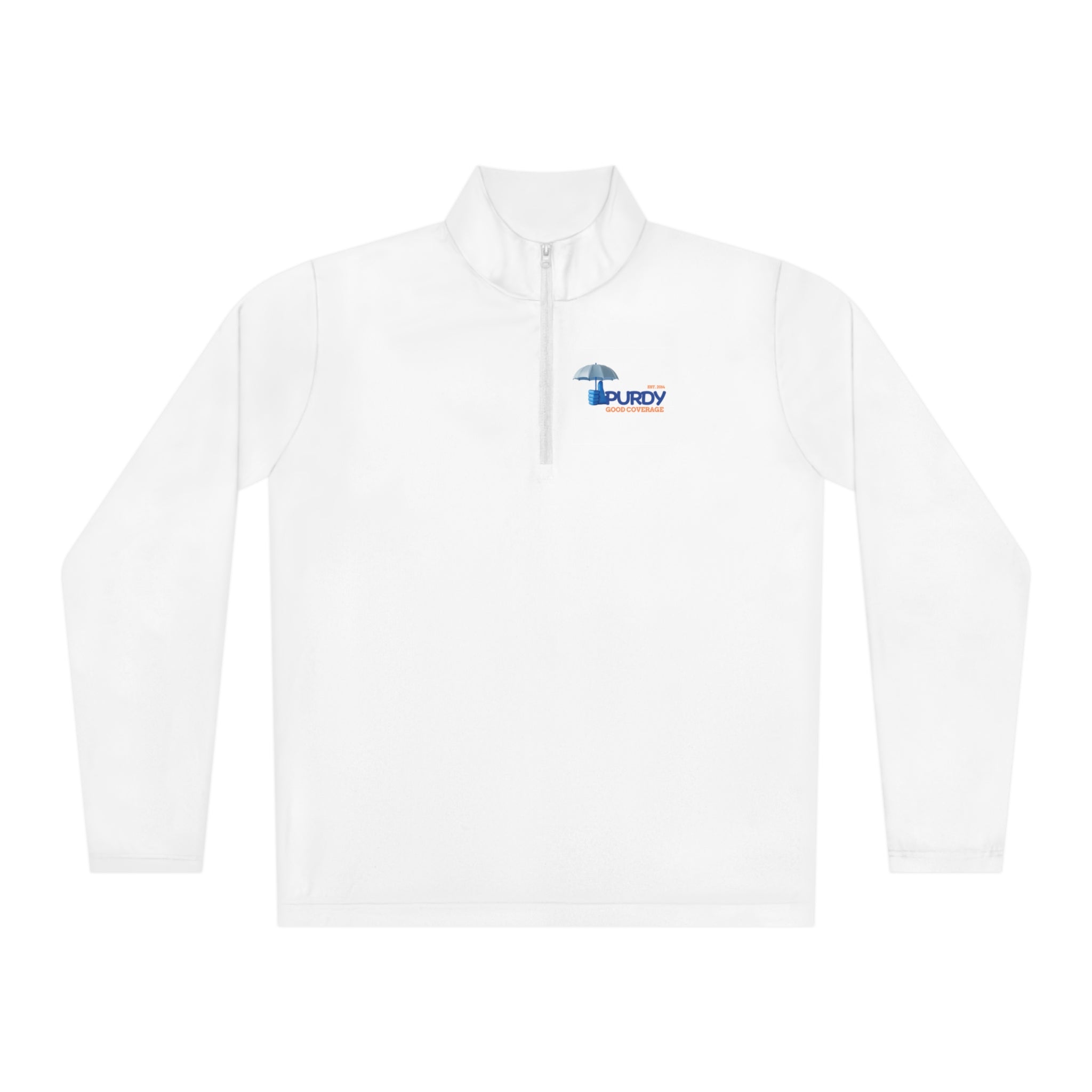 Unisex Quarter-Zip Pullover - Kevin Purdy Logo