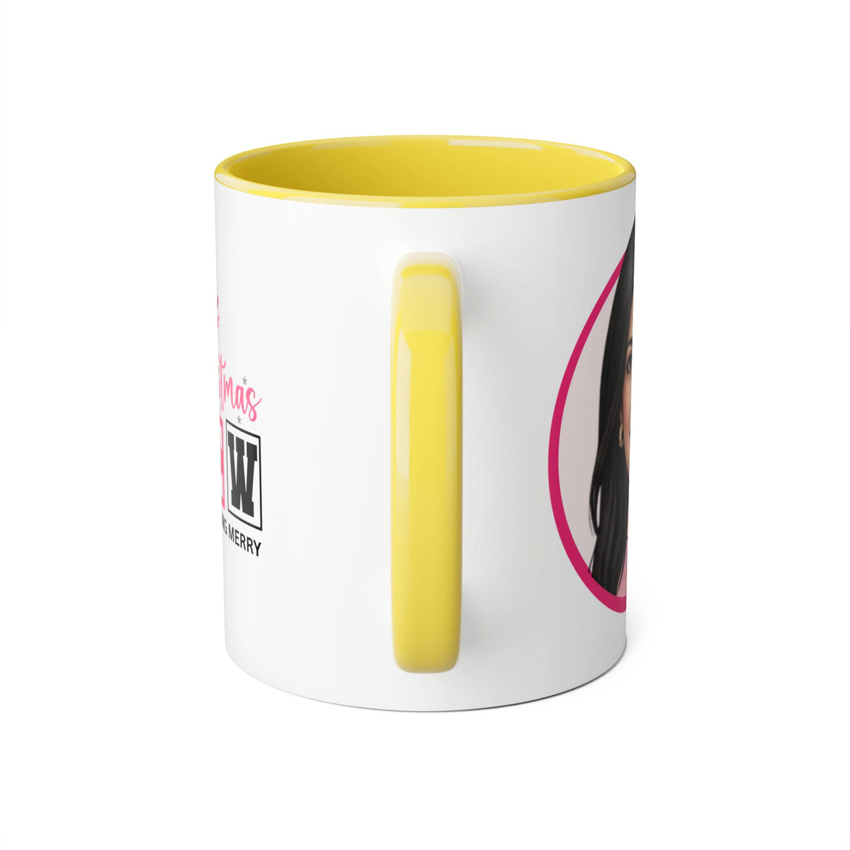 Rosa  Caricature Portrait Accent Mug — Search Perfect Caricature Christmas