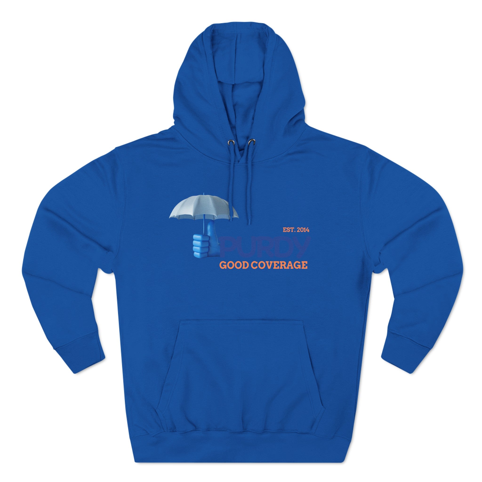 Three-Panel Fleece Hoodie - Kevin Purdy Logo