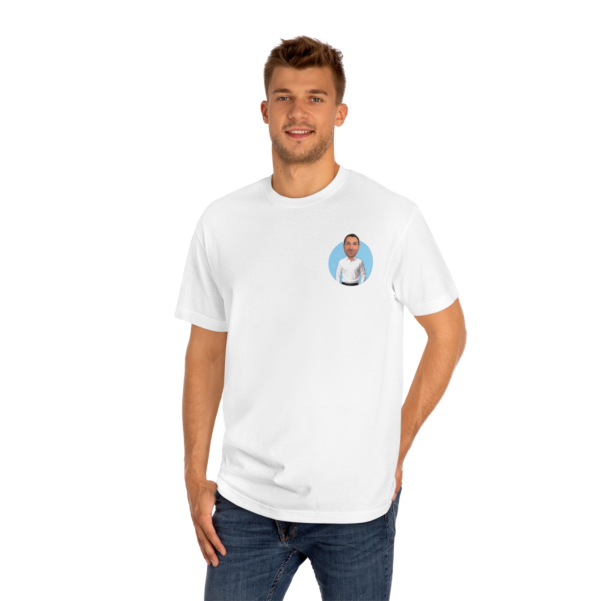 Kevin Purdy Unisex Classic Tee - Caricature & Logo Patrick