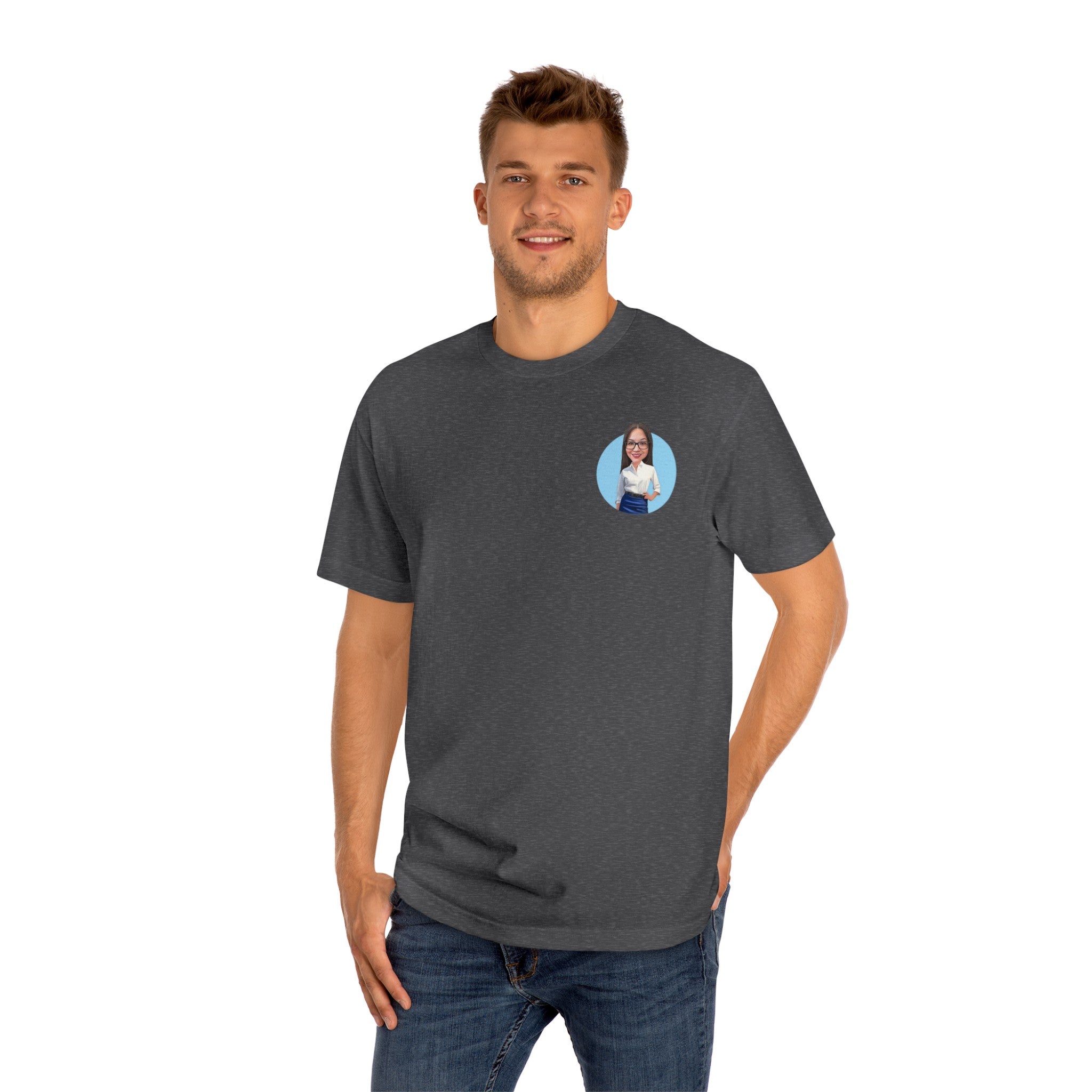 Kevin Purdy Unisex Classic Tee - Caricature & Logo Bridigina