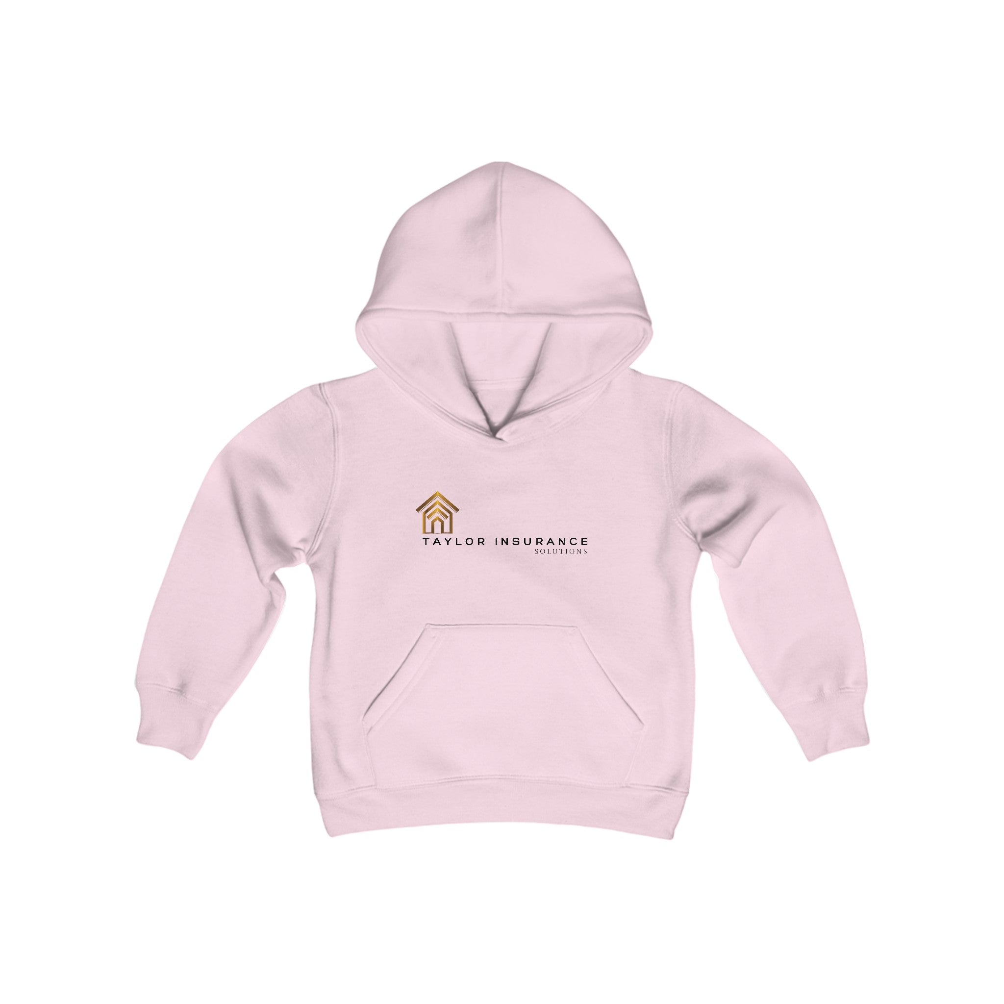 Youth Heavy Blend Hooded Sweatshirt Black Logo - Monette Taylor
