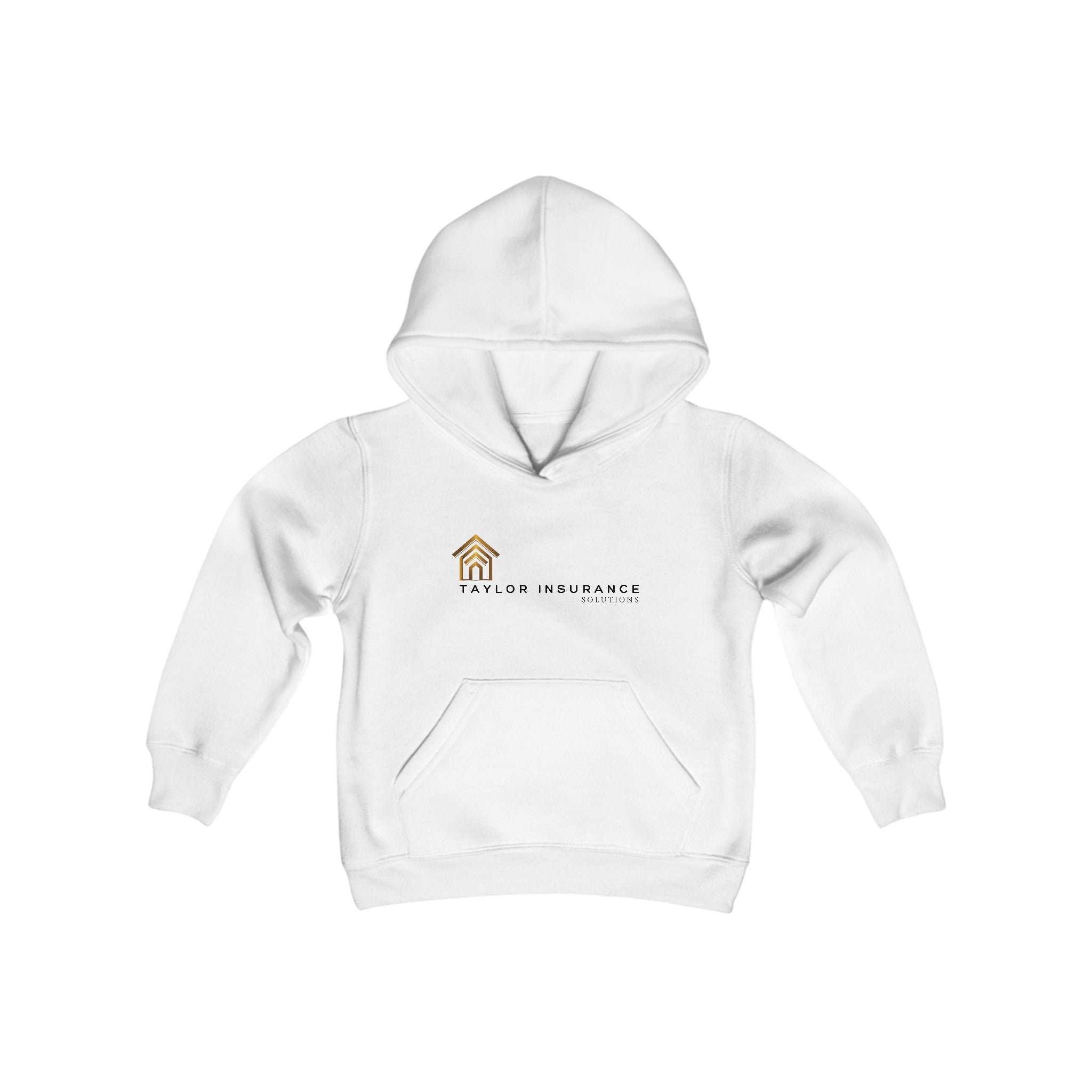Youth Heavy Blend Hooded Sweatshirt Black Logo - Monette Taylor