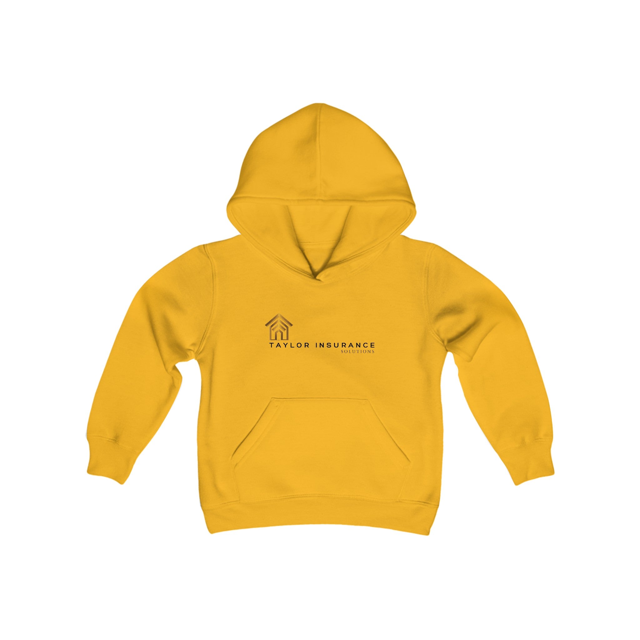 Youth Heavy Blend Hooded Sweatshirt Black Logo - Monette Taylor
