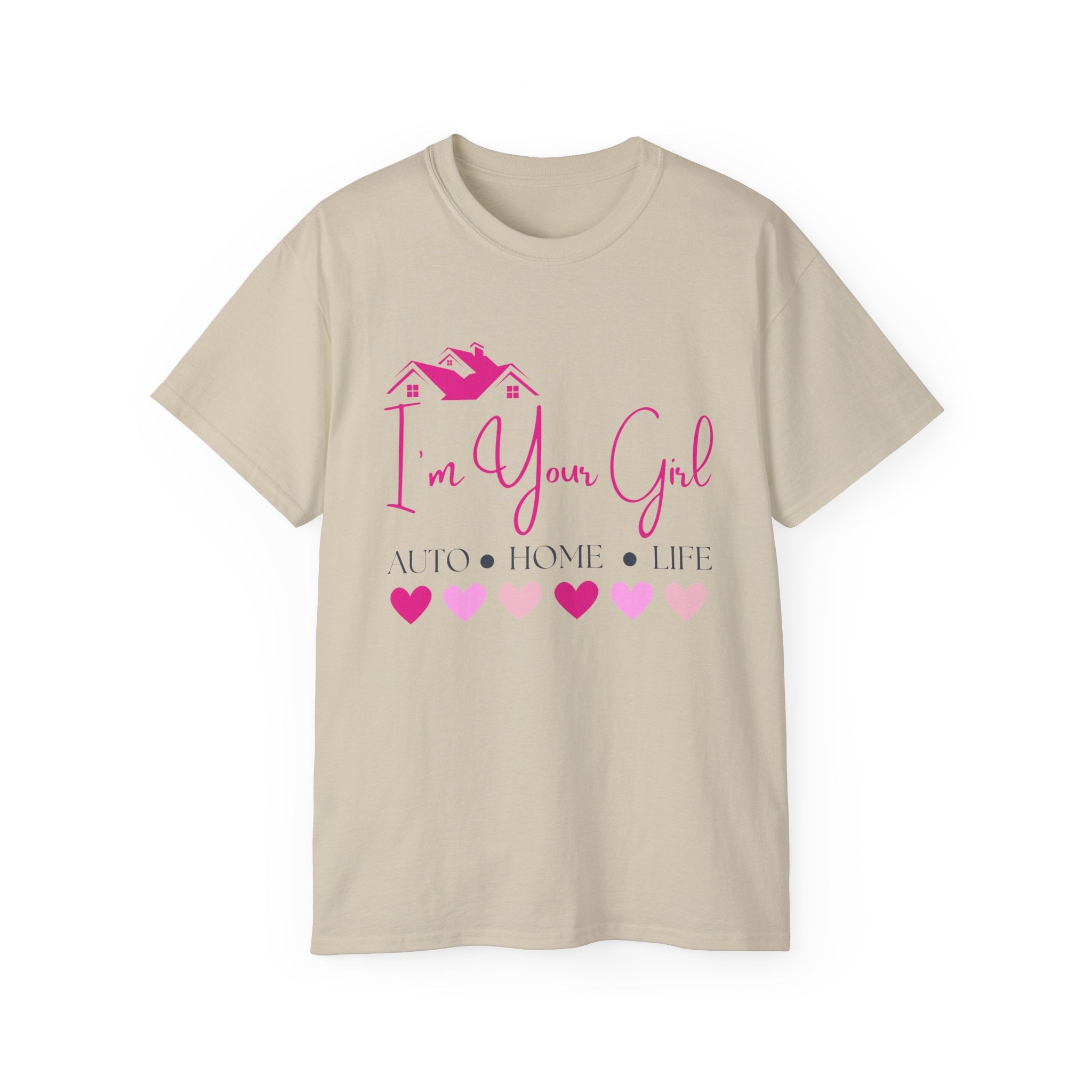 Insurance Agent Line Unisex Ultra Cotton Tee - I'm your girl Barbie pink