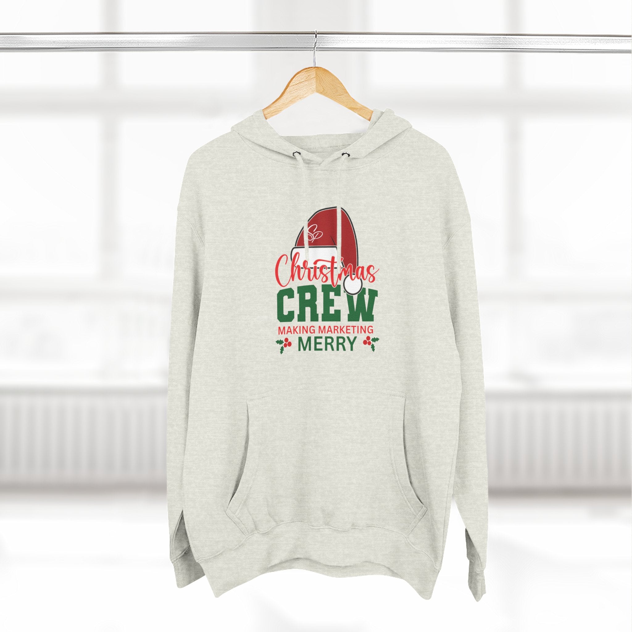 Unisex Christmas Crew Hoodie -  Search Perfect Making Marketing Merry Holiday Sweatshirt
