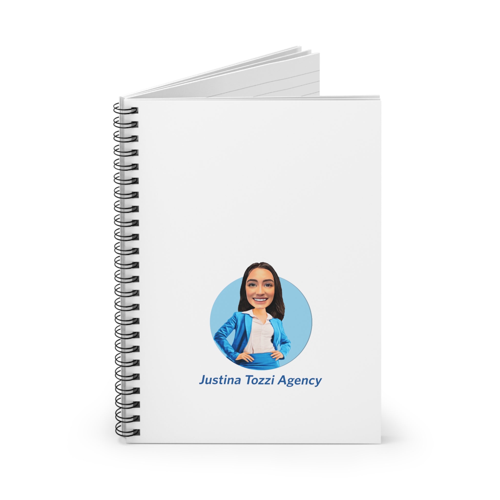 Justina Tozzi Agency  Caricature Spiral Notebook - Rebecca