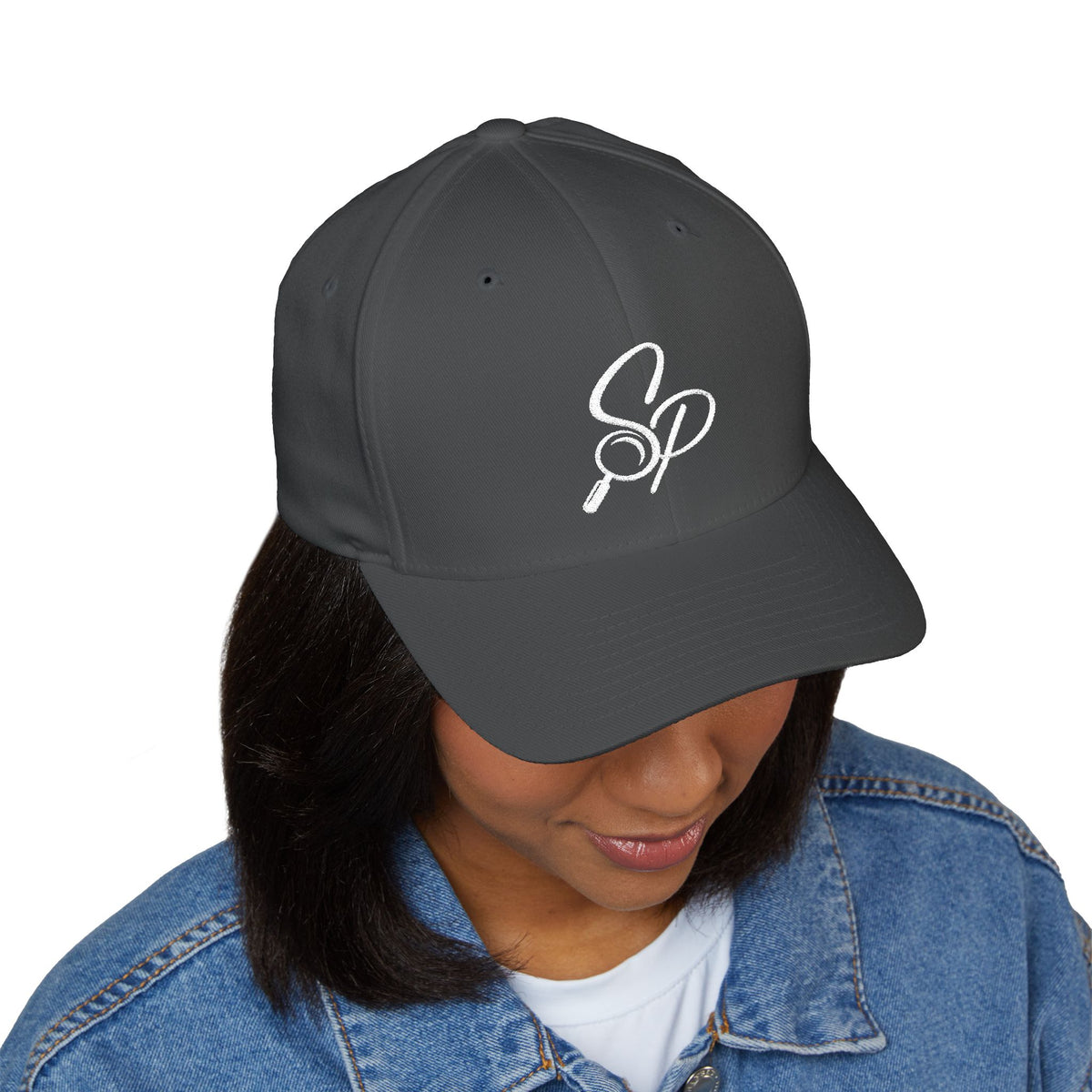Embroidered 'SP Search Perfect  — Structured Closed-Back Baseball Hat