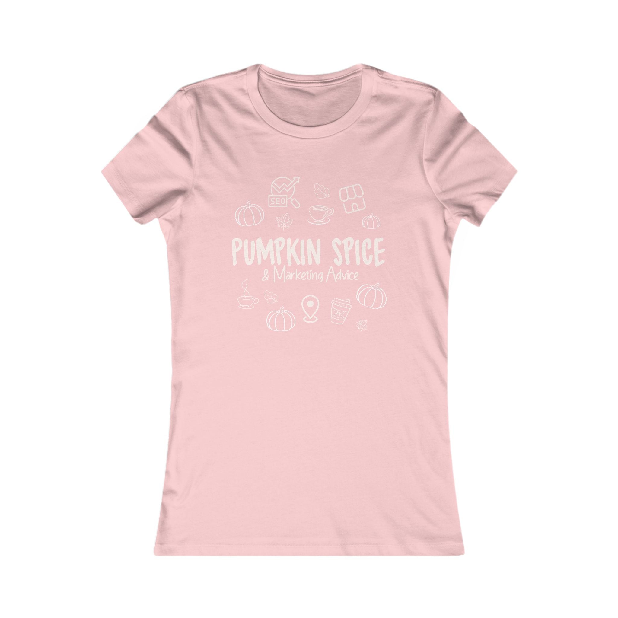 Search Perfect Pumpkin Spice Marketing Advice Women's Tee - Cozy Fall Top, Cute Autumn Shirt, Gift for Coffee Lovers, Seasonal Fashion