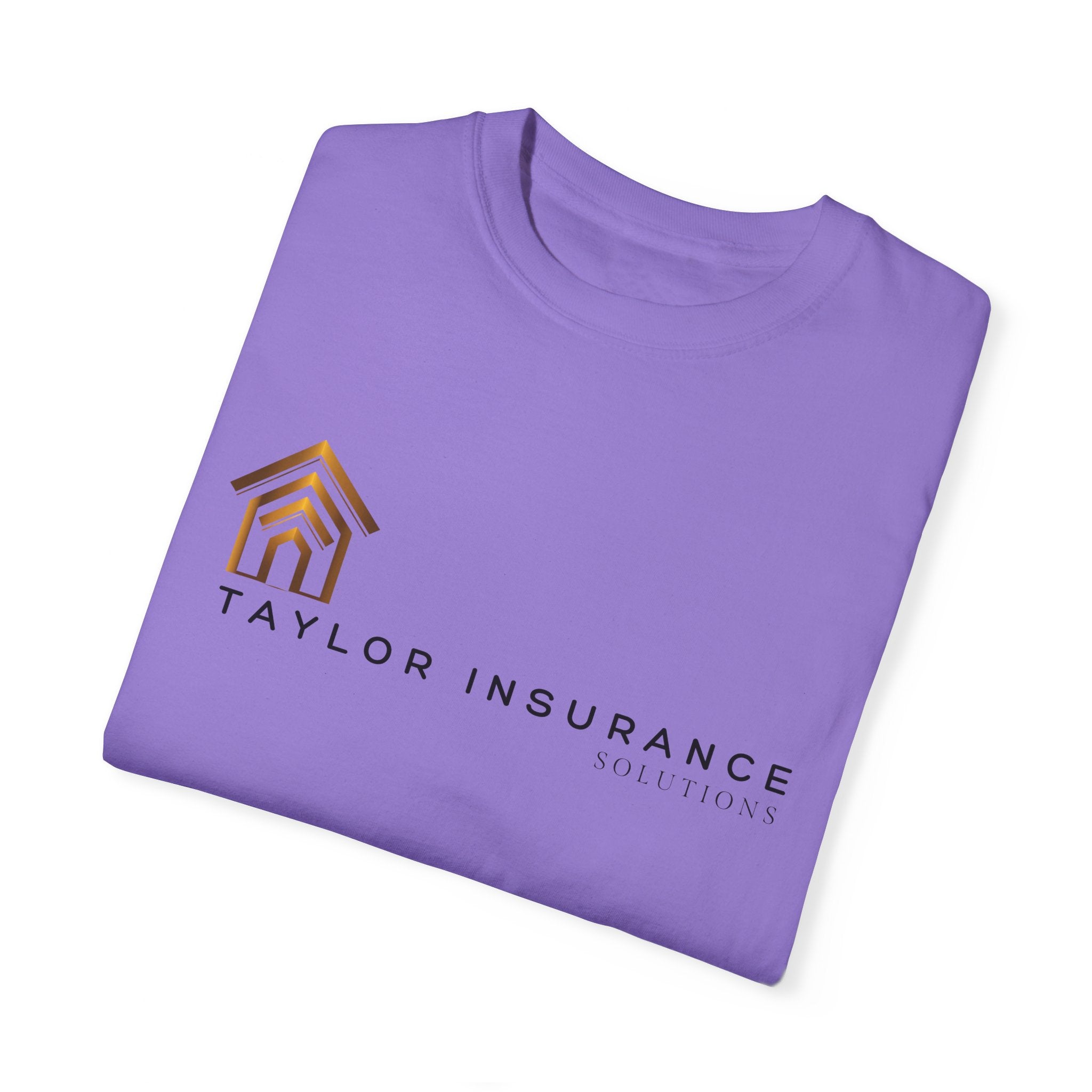 Unisex Garment-Dyed T-shirt Black Logo - Monette Taylor