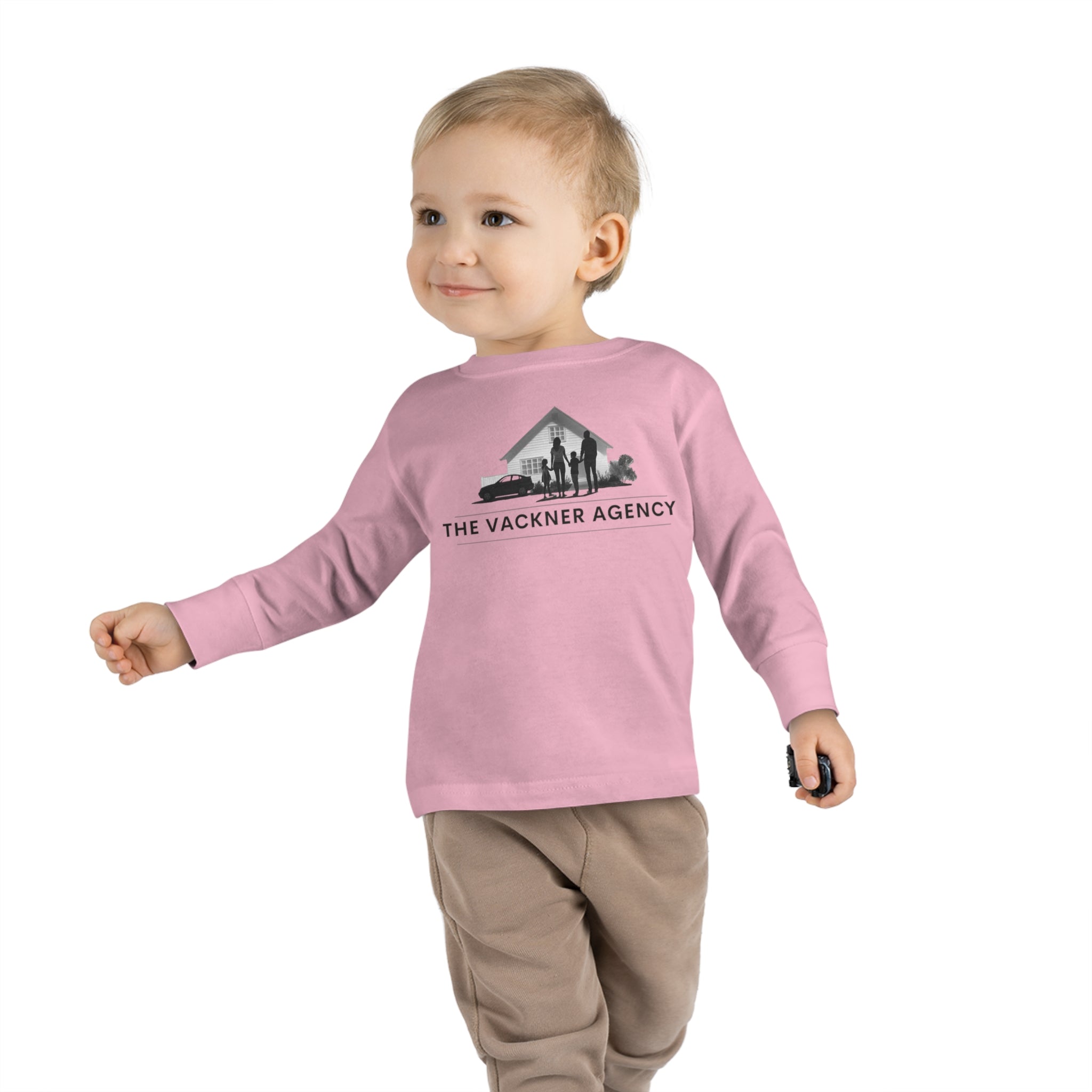Melissa Vackner Agency Logo Toddler Long Sleeve Tee