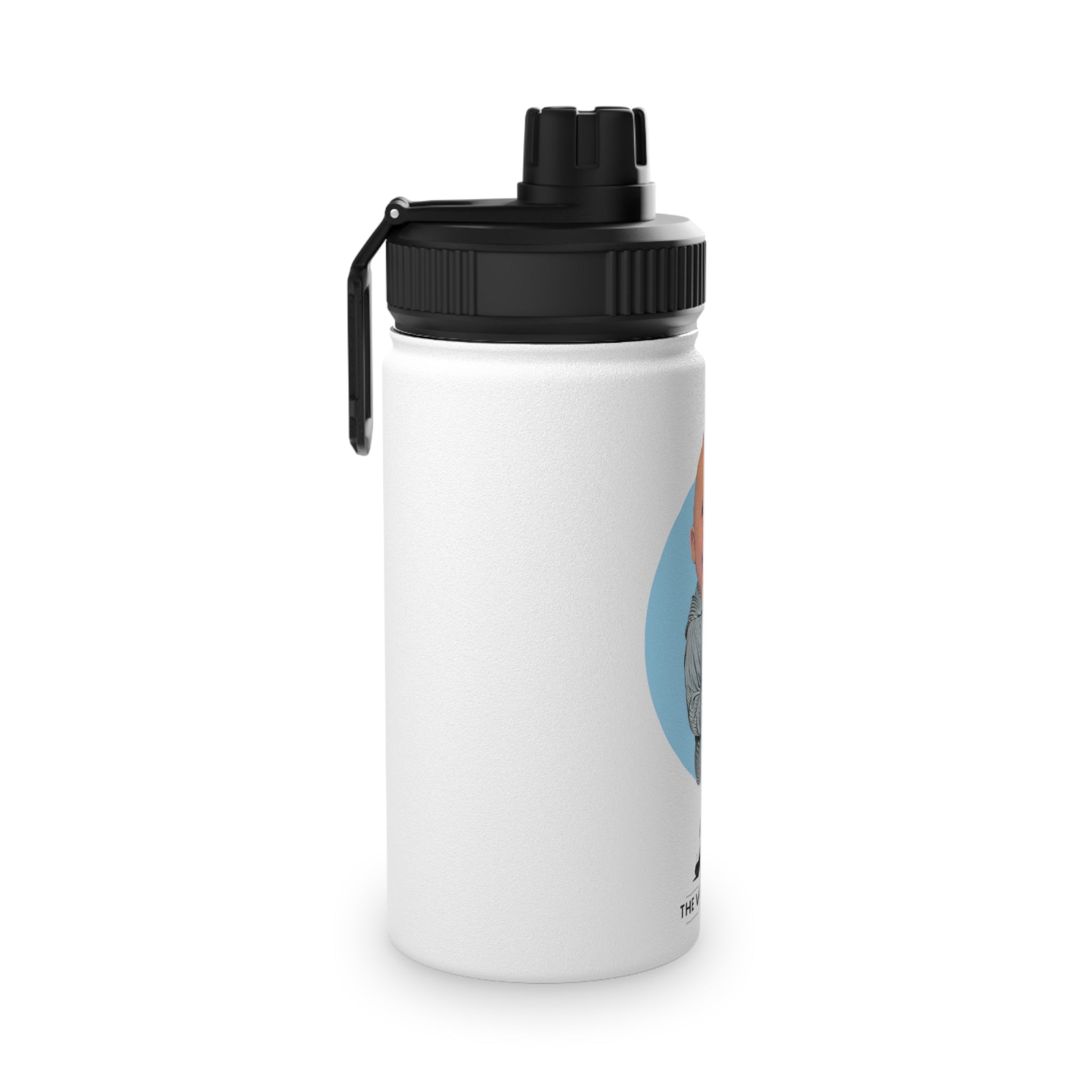 Melissa Vackner Stainless Steel Water Bottle, Sports Lid - Logan