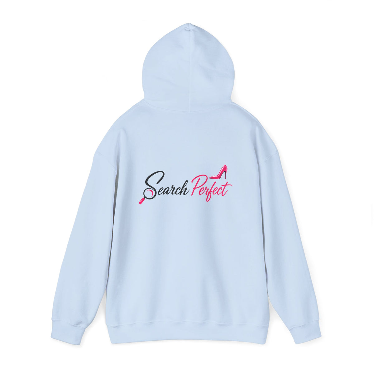 Santa Graphic Hoodie — "He Knows When You’re Not Ranking" SEO Funny Holiday Hoodie (Search Perfect Back)