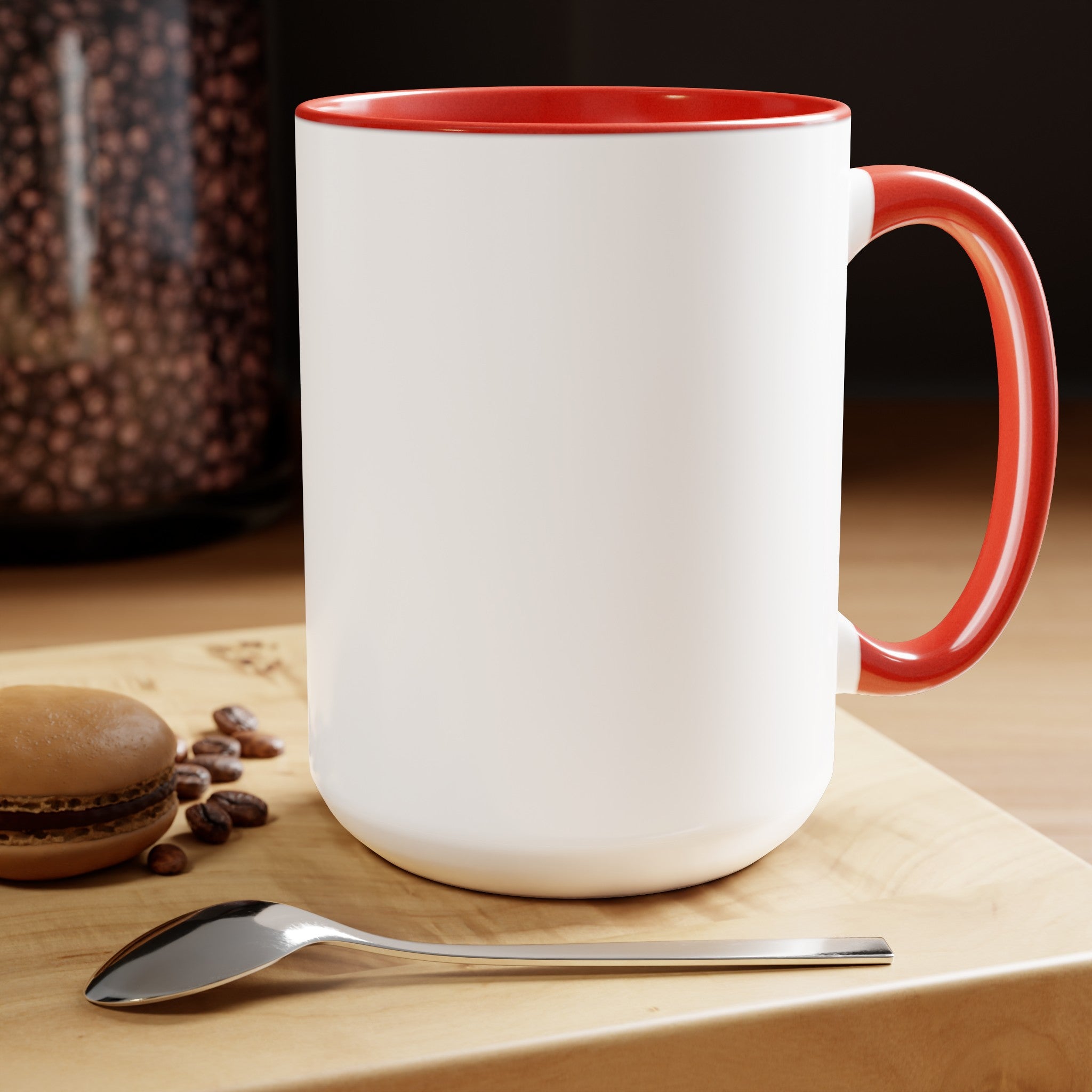 Kevin Purdy Agency  Caricature Two-Tone Coffee Mugs, 15oz - Bridigina