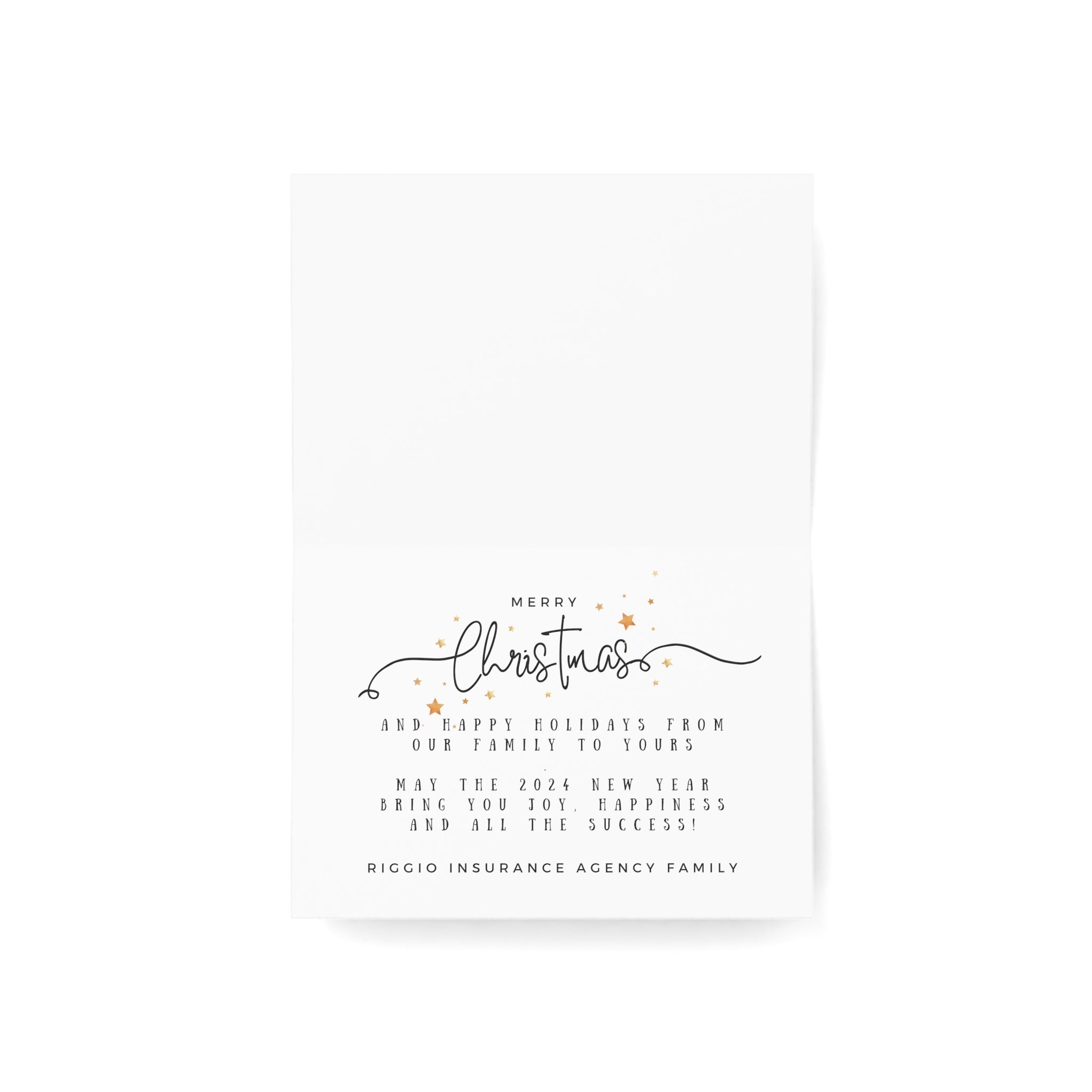 Jayme Riggio Agency  Christmas Cards  (1, 10, 30, and 50pcs)