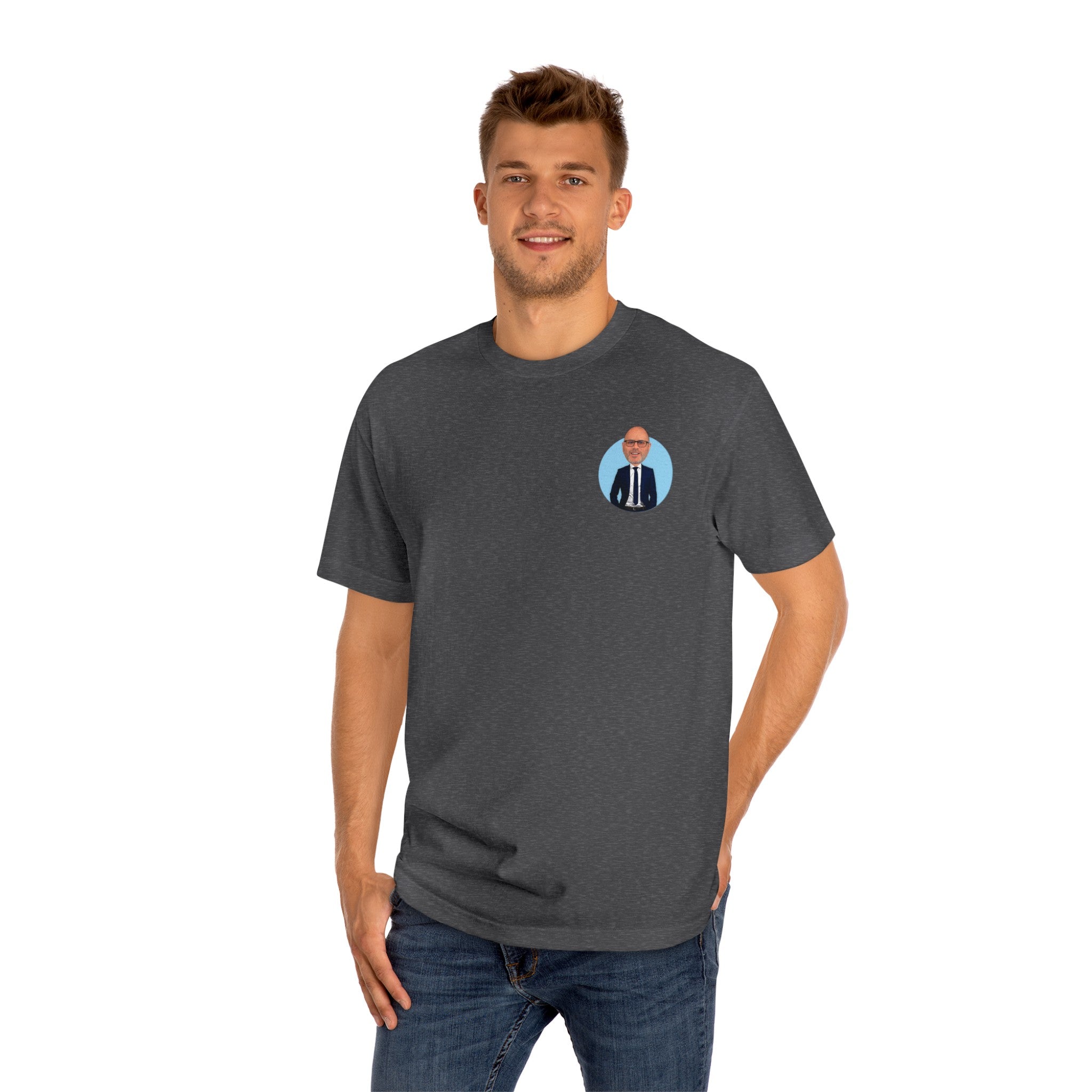 Kevin Purdy Unisex Classic Tee - Caricature & Logo