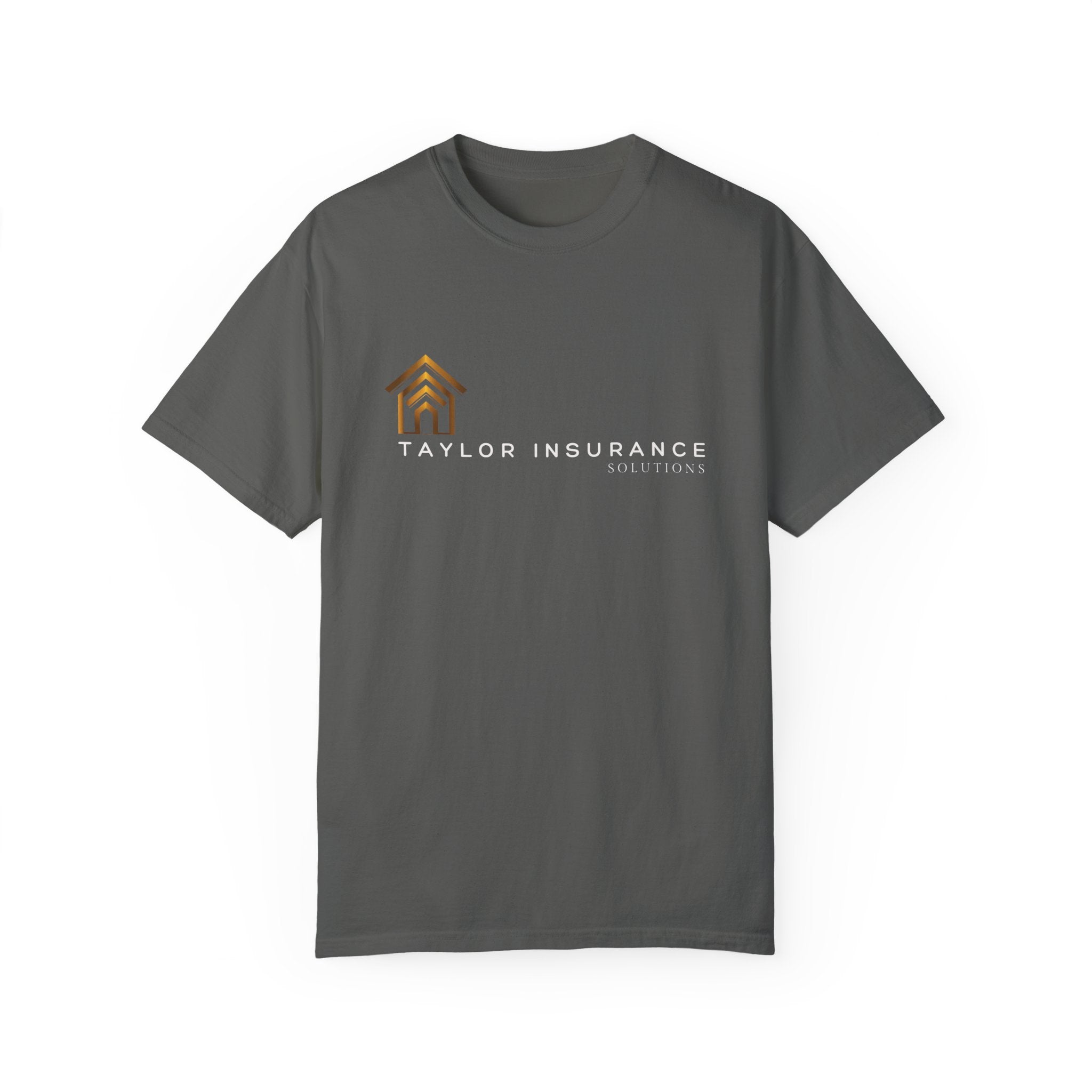 Unisex Garment-Dyed T-shirt White Logo - Monette Taylor