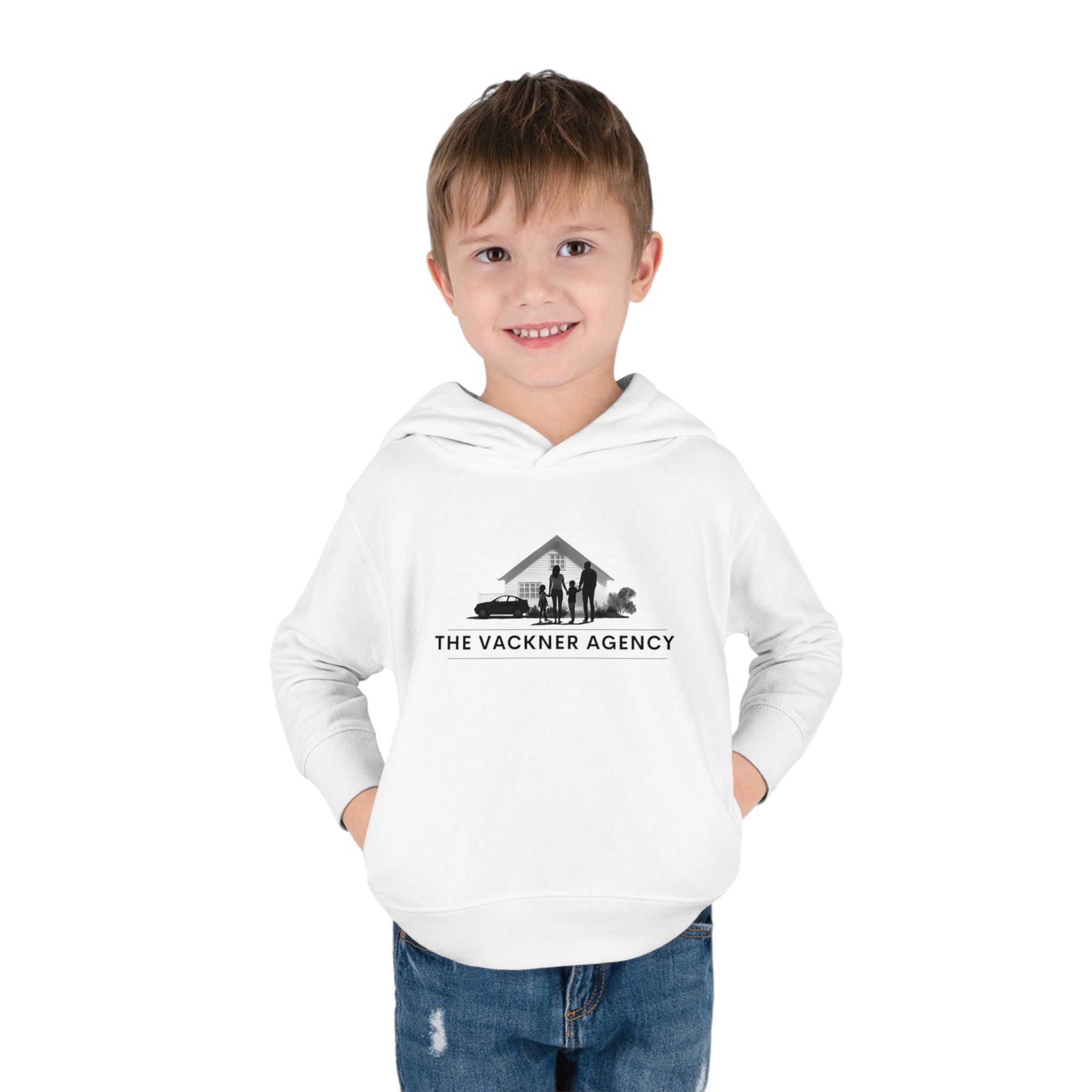 Melissa Vackner Agency Logo Toddler Pullover Fleece Hoodie
