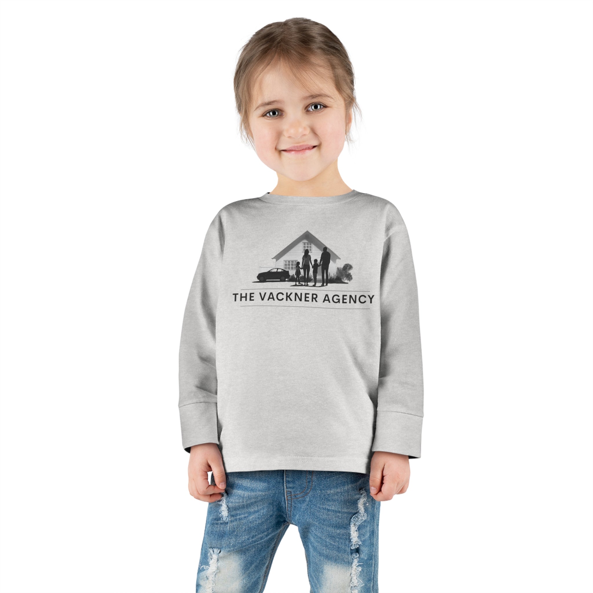 Melissa Vackner Agency Logo Toddler Long Sleeve Tee