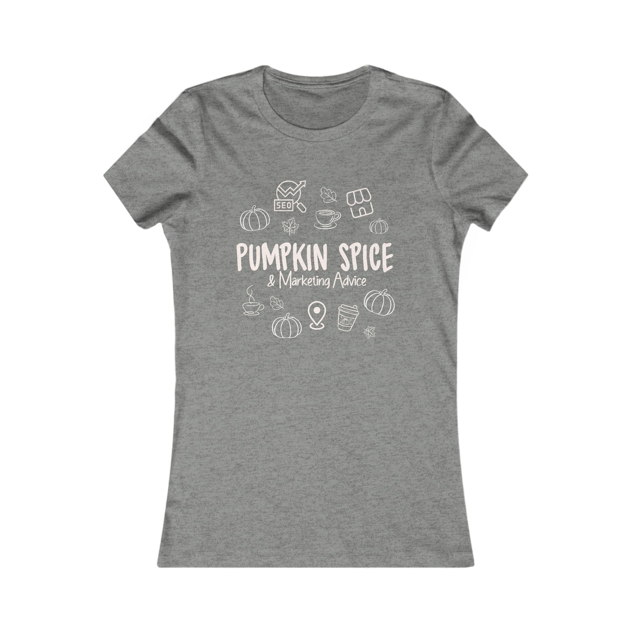 Search Perfect Pumpkin Spice Marketing Advice Women's Tee - Cozy Fall Top, Cute Autumn Shirt, Gift for Coffee Lovers, Seasonal Fashion