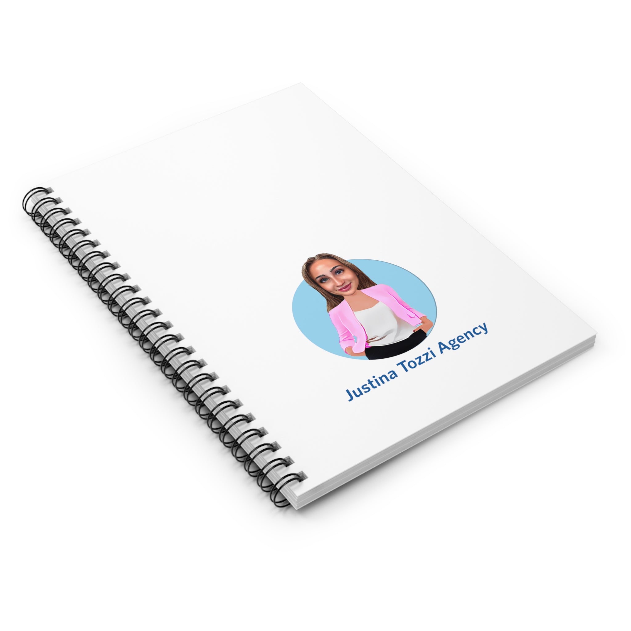 Justina Tozzi Agency  Caricature Spiral Notebook - Amanda