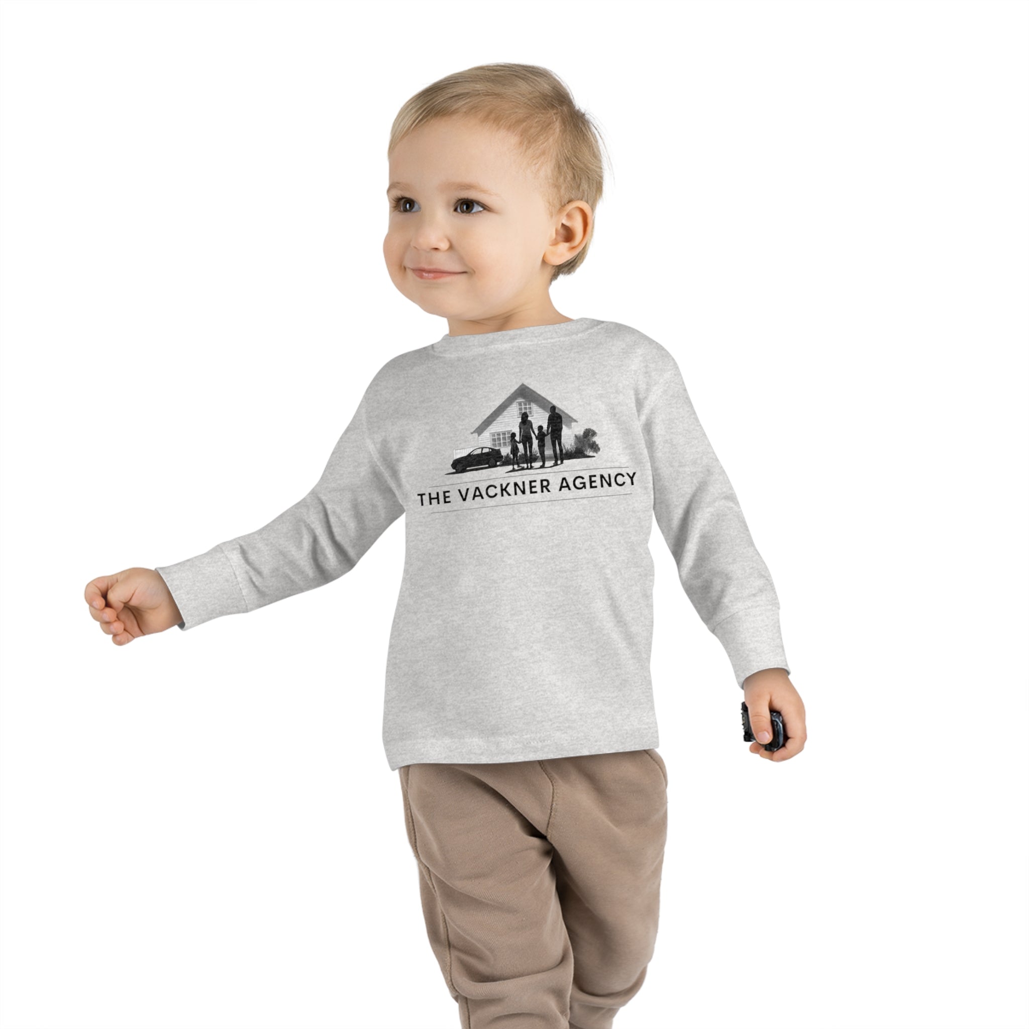 Melissa Vackner Agency Logo Toddler Long Sleeve Tee