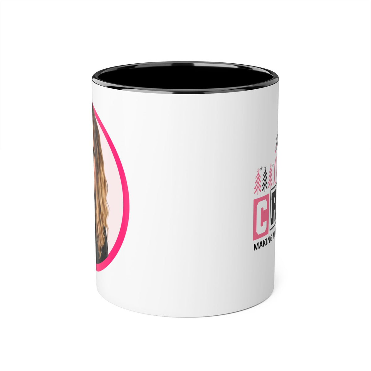 Penni  Caricature Portrait Accent Mug — Search Perfect Caricature Christmas