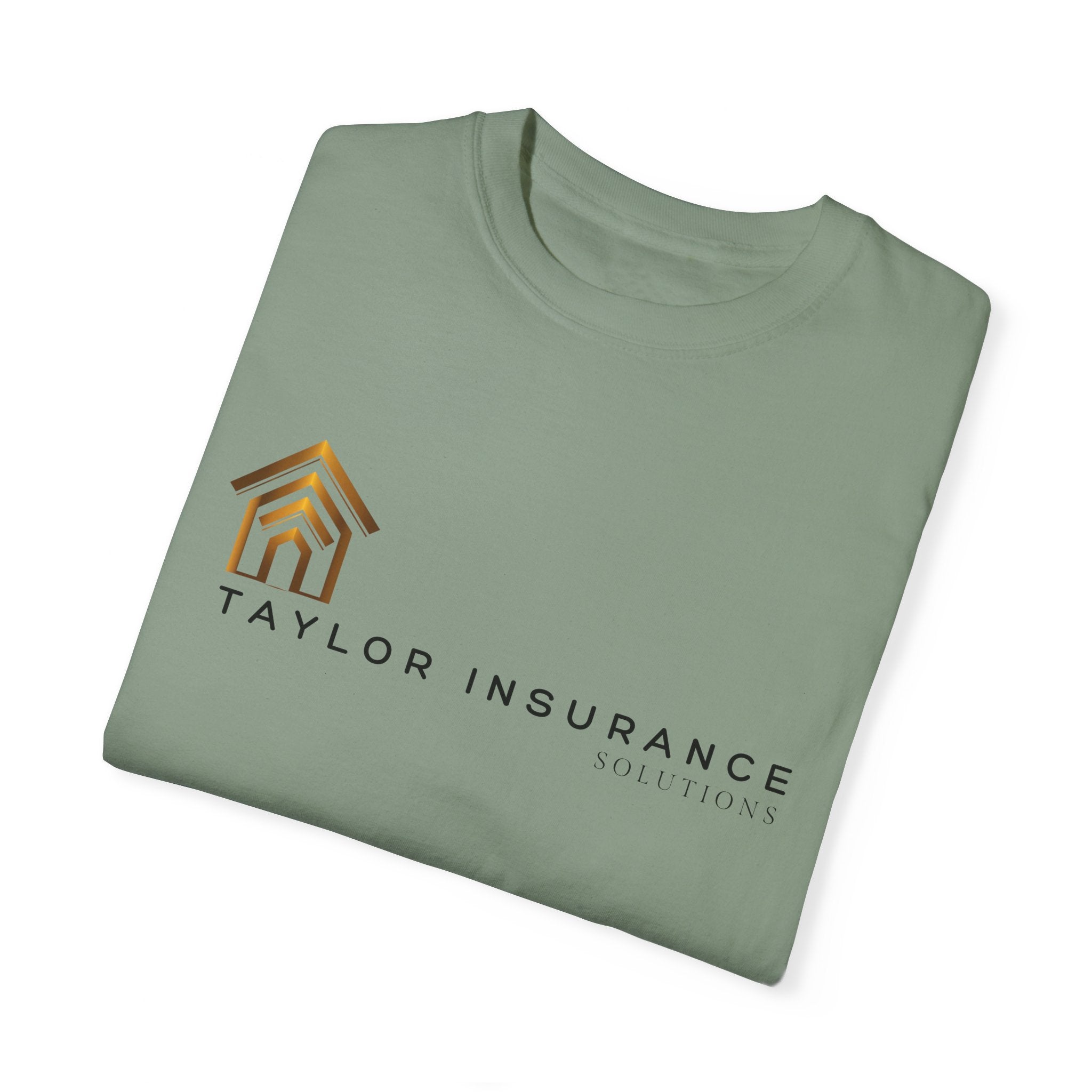 Unisex Garment-Dyed T-shirt Black Logo - Monette Taylor