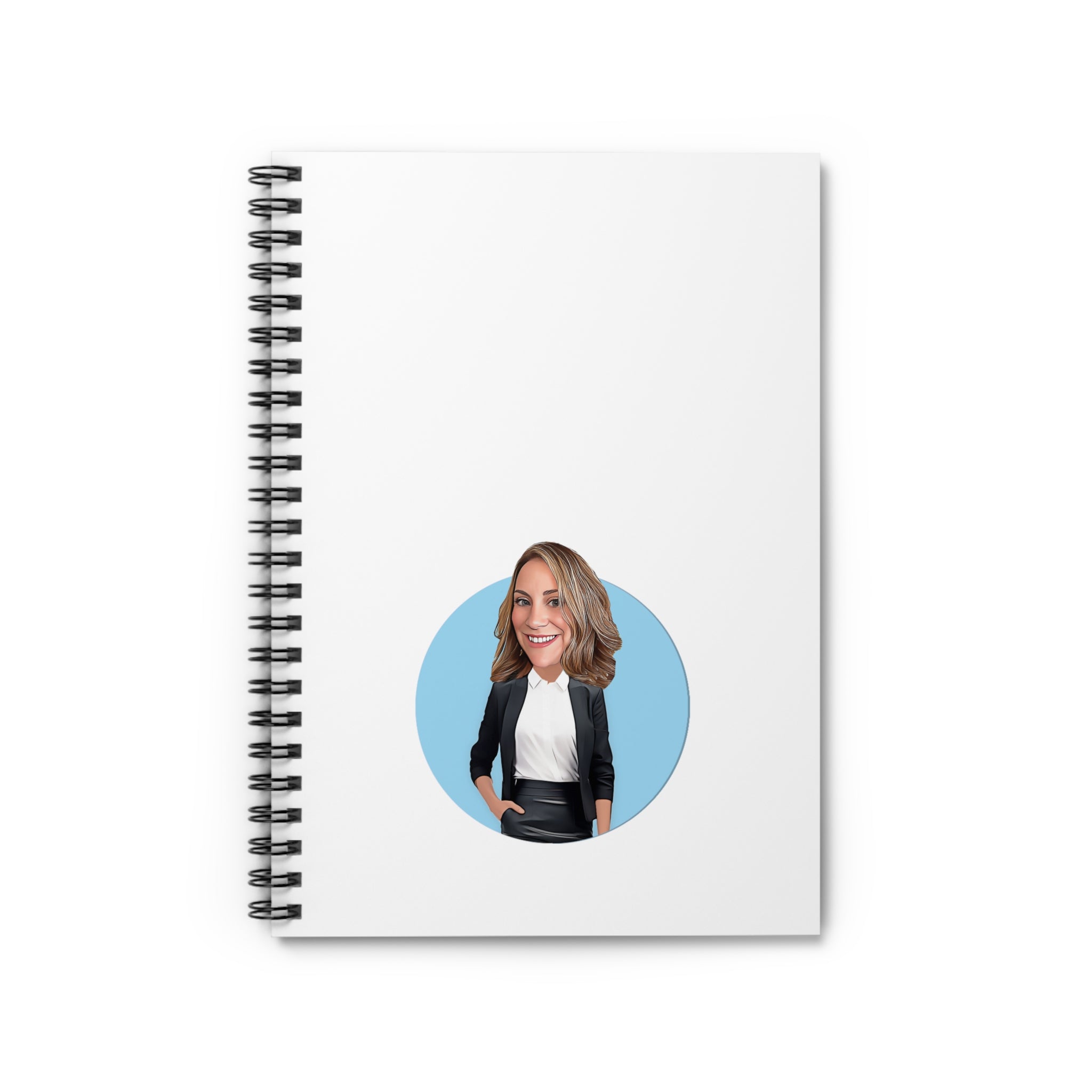 Kevin Purdy Agency  Caricature Spiral Notebook - Nicole