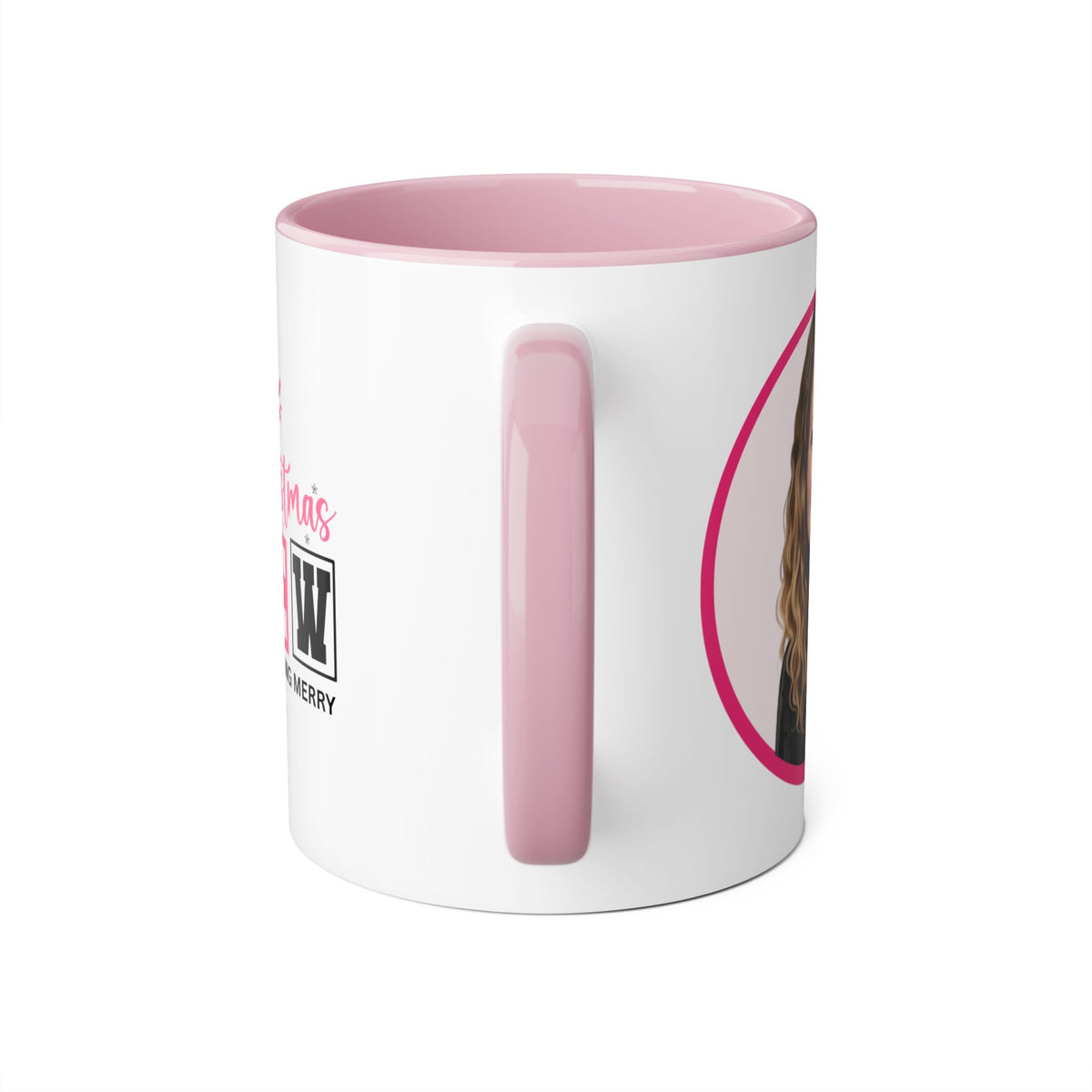 Penni  Caricature Portrait Accent Mug — Search Perfect Caricature Christmas