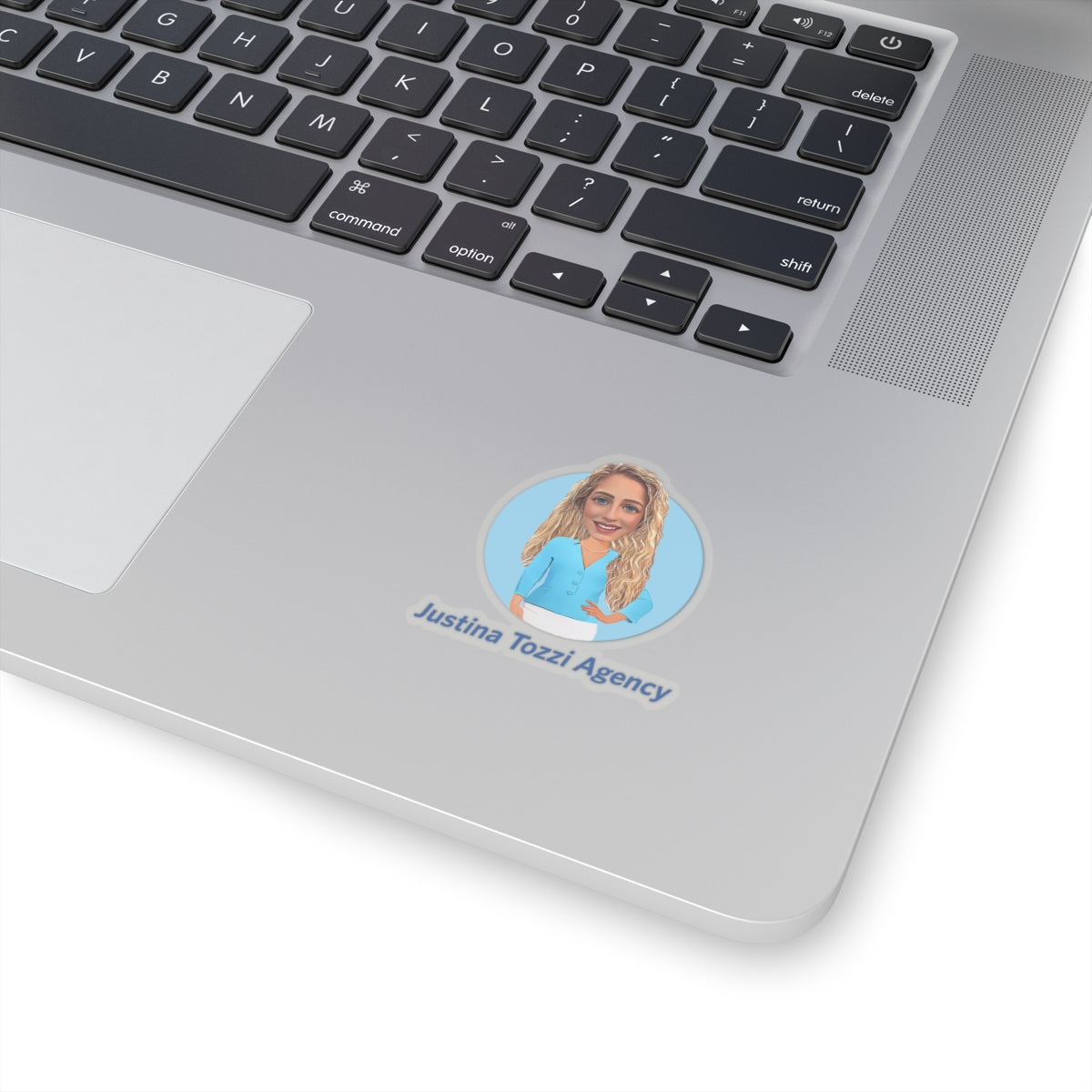 Justina Tozzi Agency Caricature Kiss-Cut Stickers - Justina