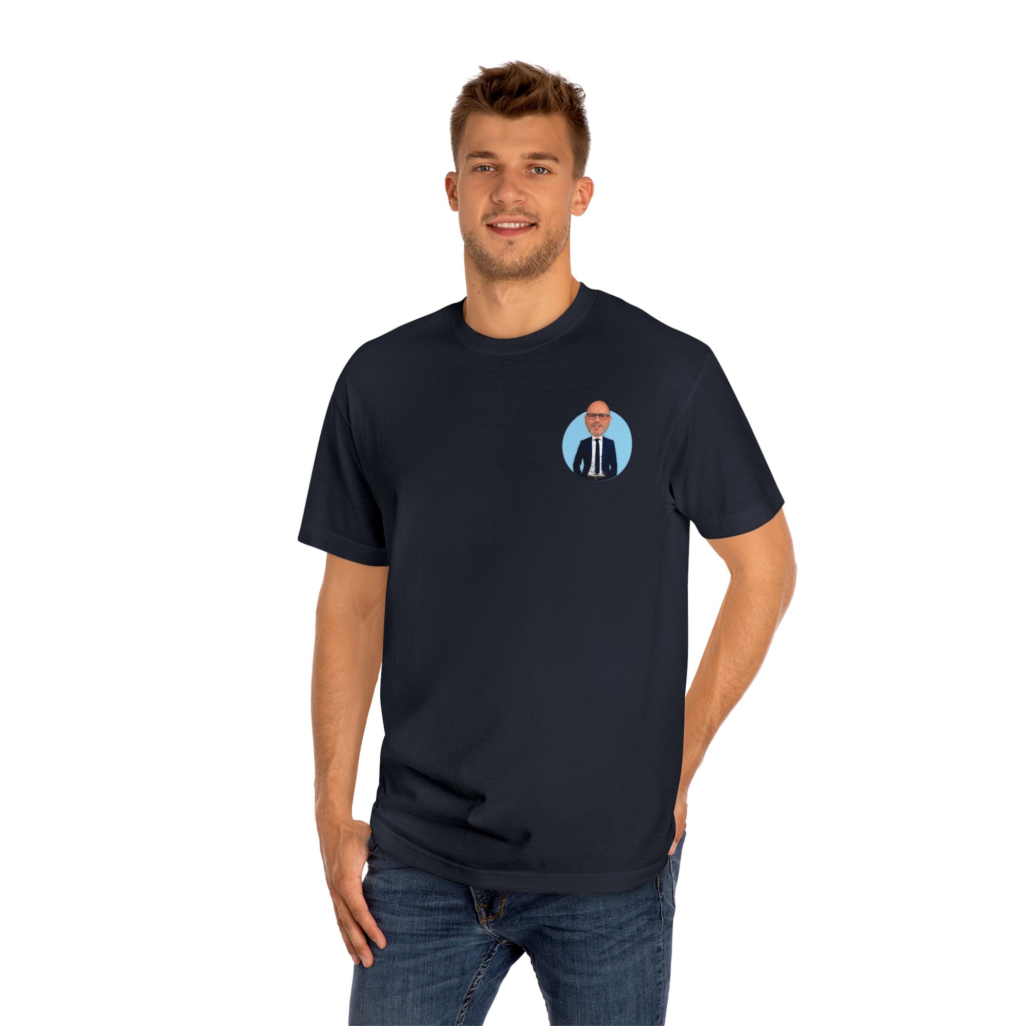 Kevin Purdy Unisex Classic Tee - Caricature & Logo