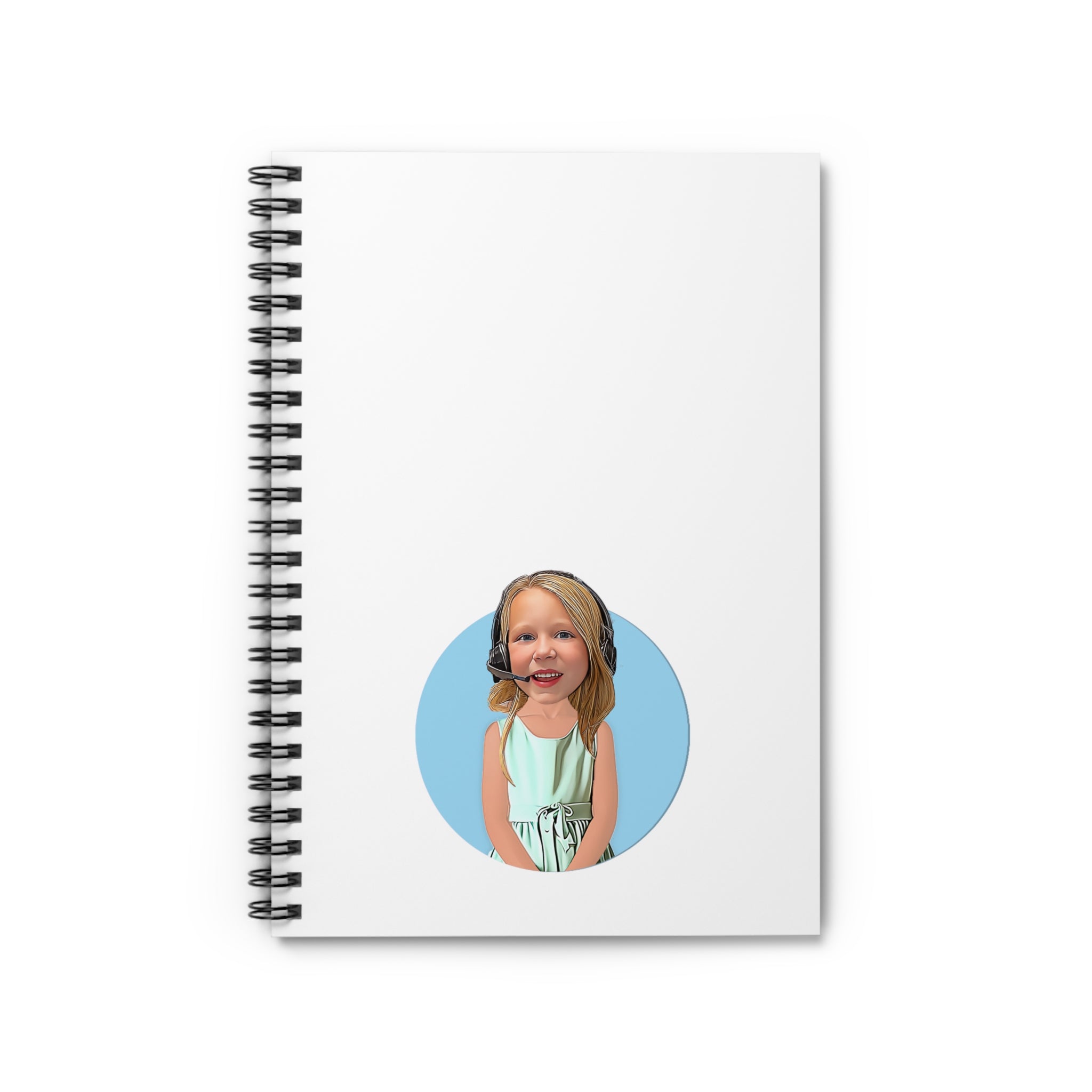 Kevin Purdy Agency  Caricature Spiral Notebook - Addison