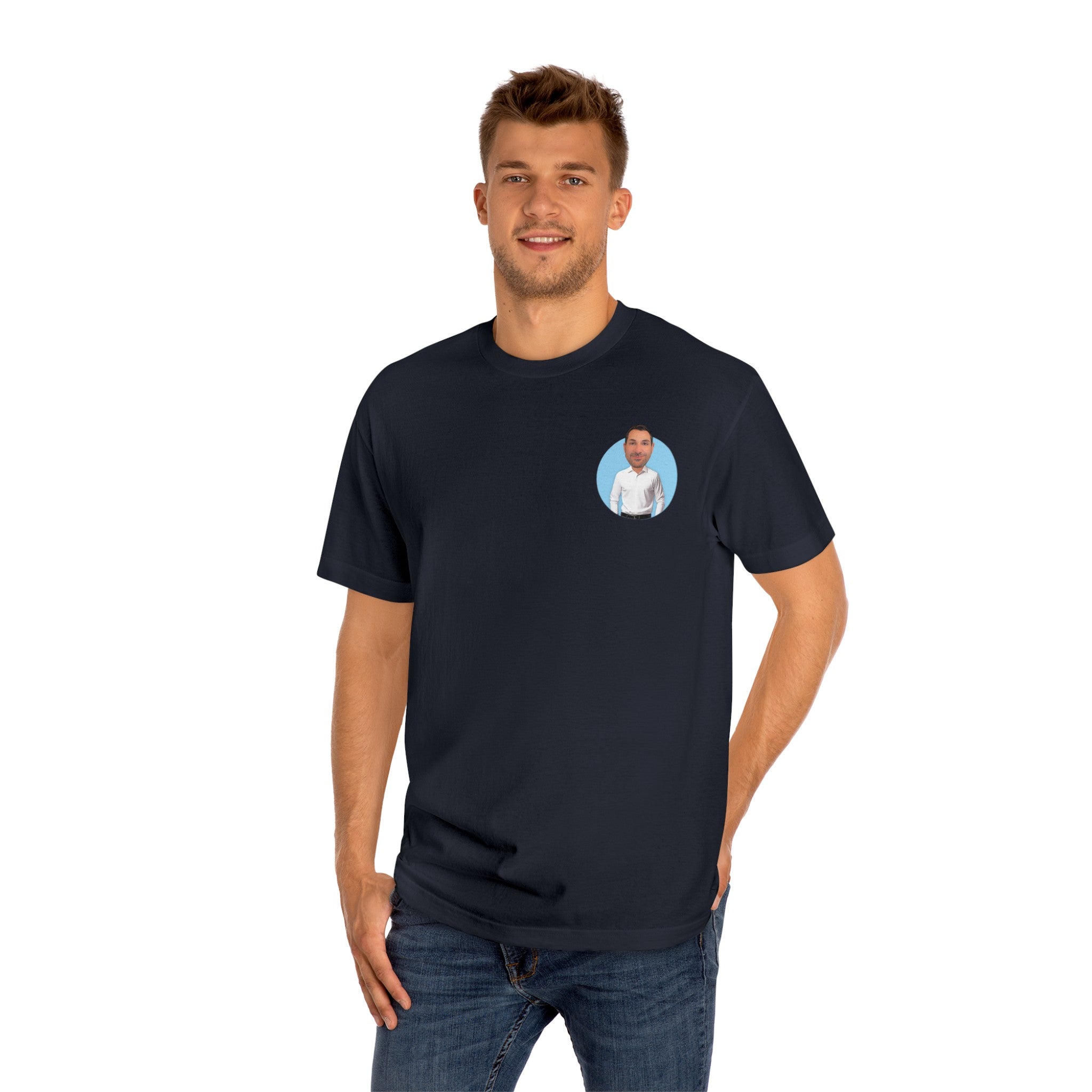 Kevin Purdy Unisex Classic Tee - Caricature & Logo Patrick