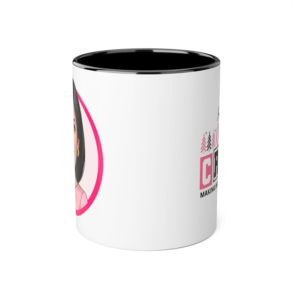Rosa  Caricature Portrait Accent Mug — Search Perfect Caricature Christmas