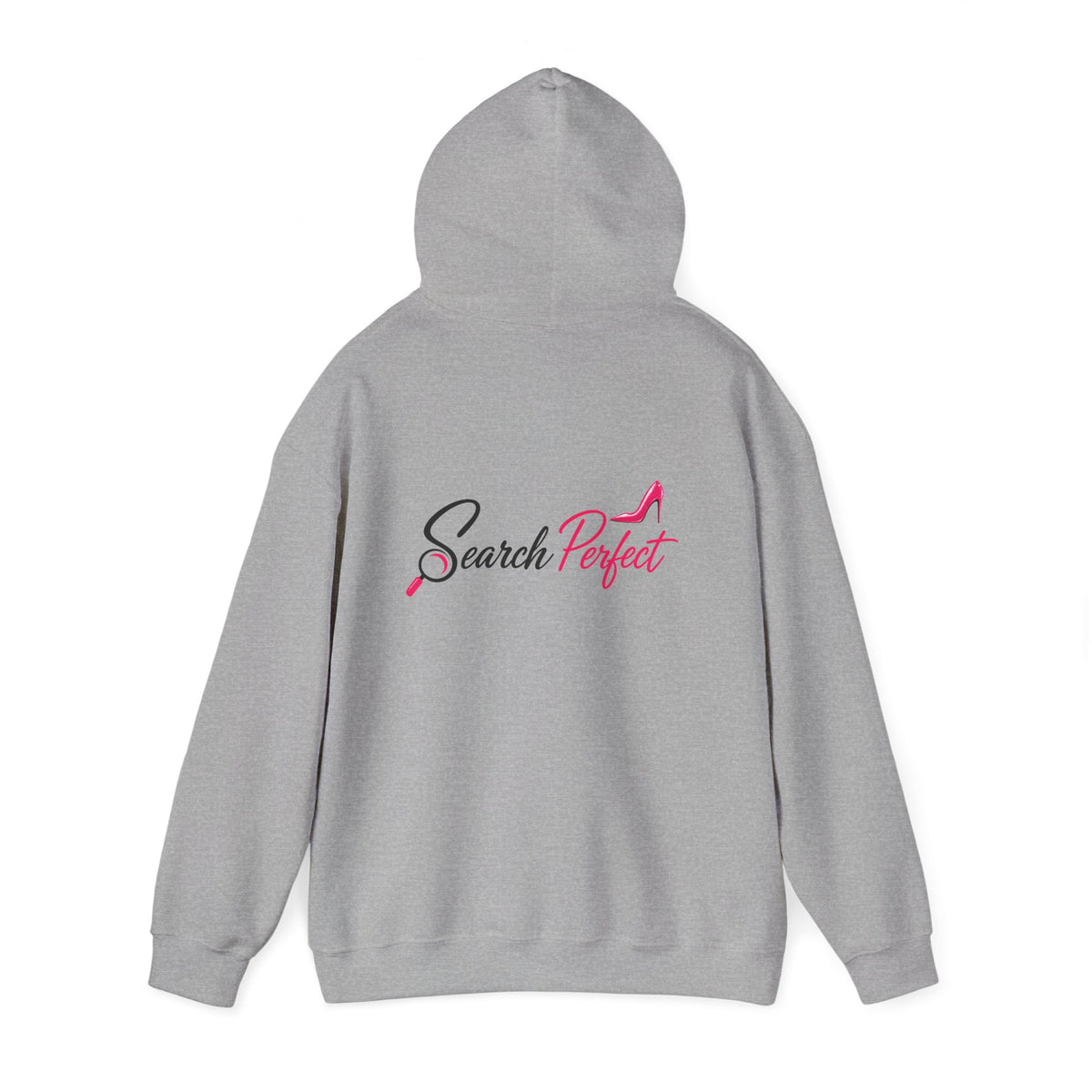 Santa Graphic Hoodie — "He Knows When You’re Not Ranking" SEO Funny Holiday Hoodie (Search Perfect Back)