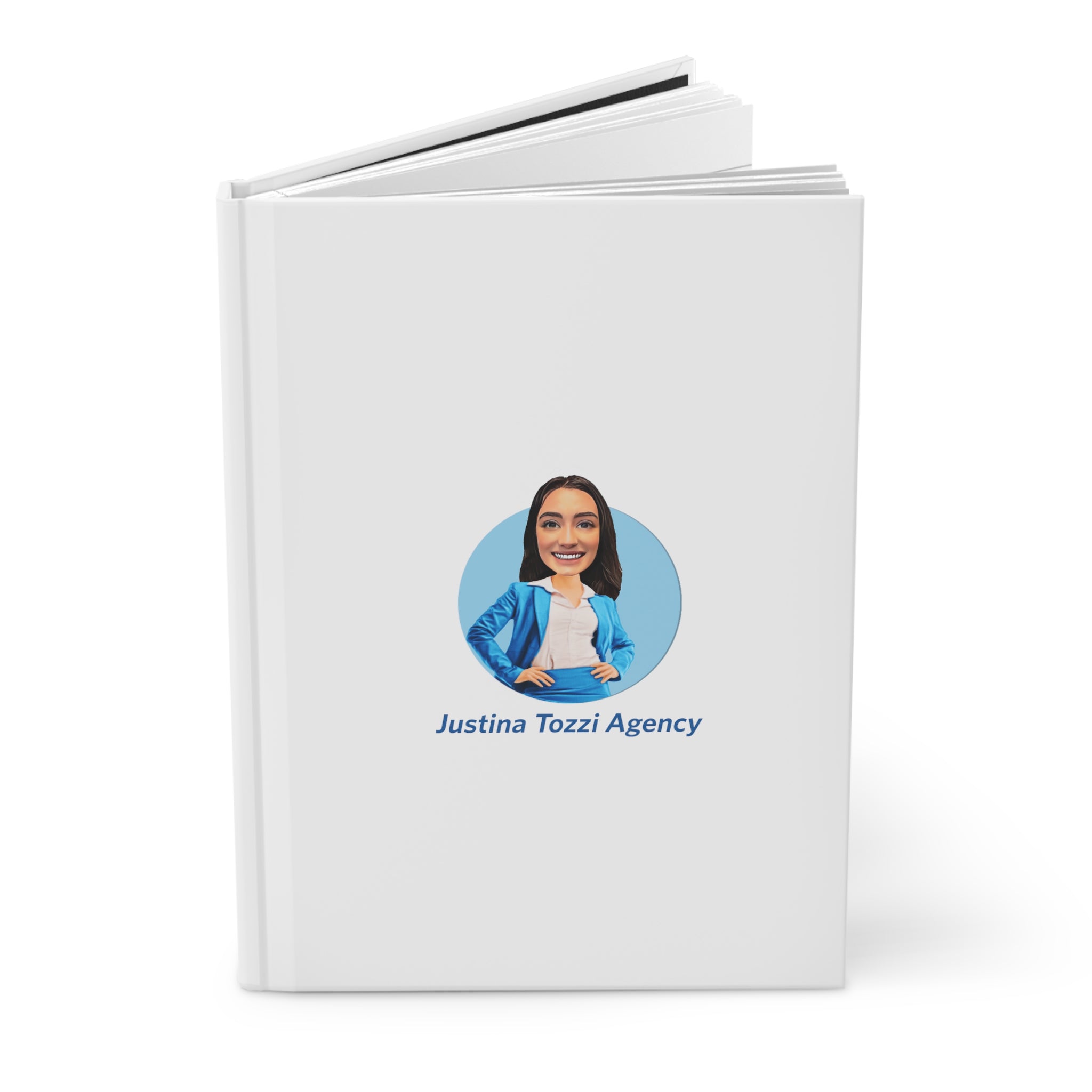 Justina Tozzi Agency Caricature Hardcover Journal Matte - Rebecca