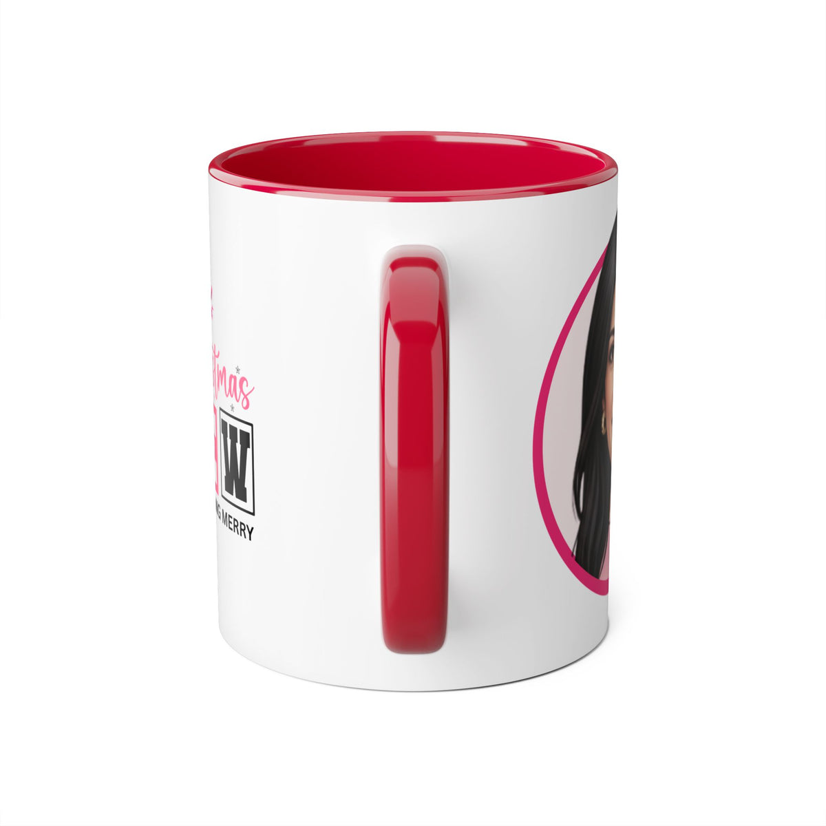 Rosa  Caricature Portrait Accent Mug — Search Perfect Caricature Christmas