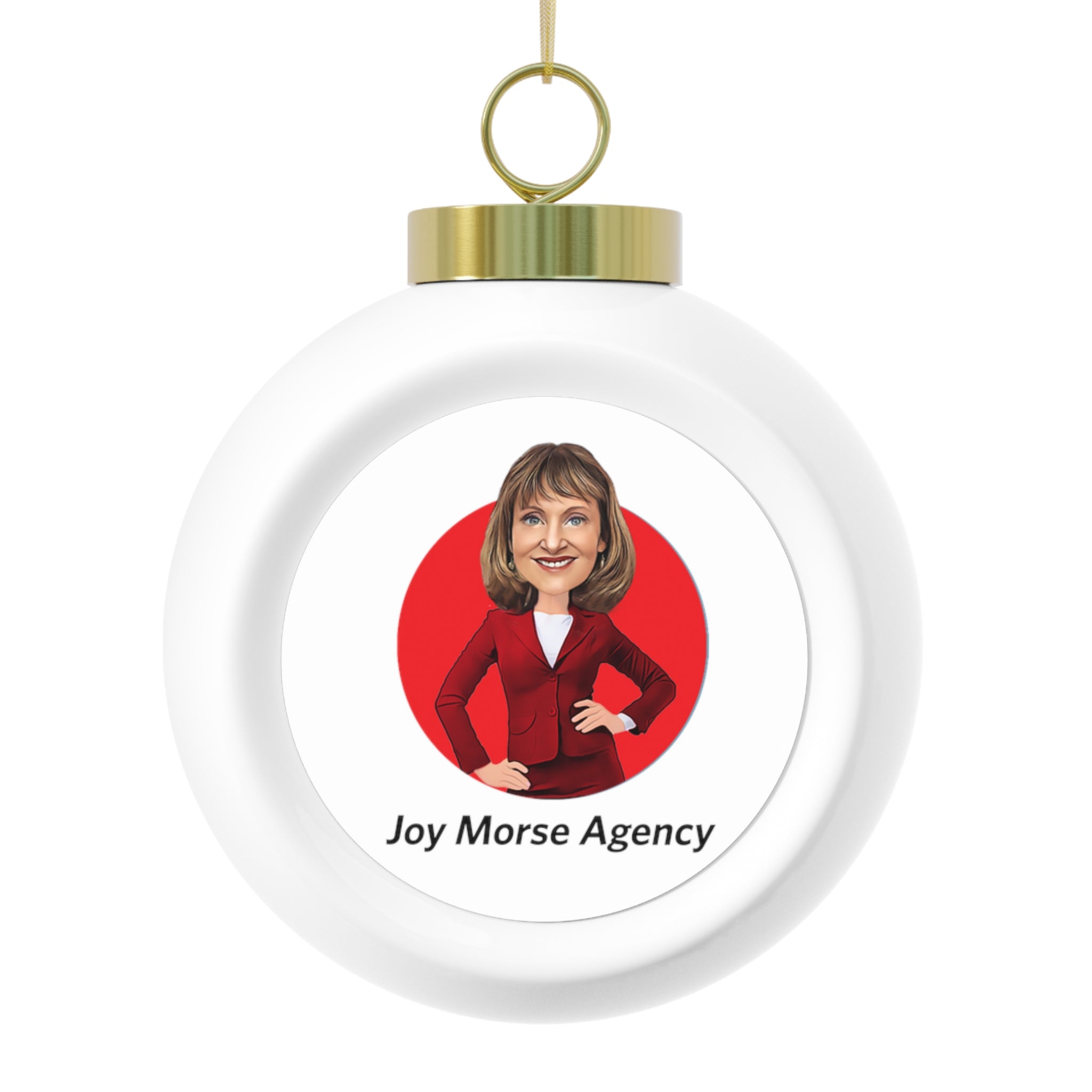 Joy Morse Agency Christmas Ball Ornament - Joy
