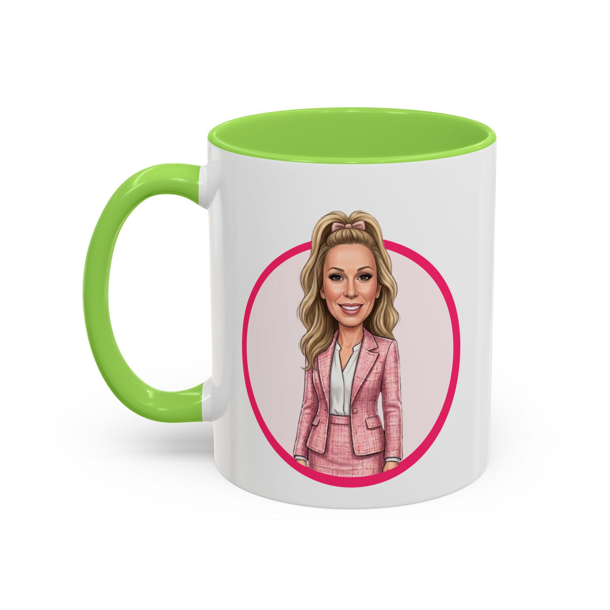 He Knows When You’re Not Ranking Funny Santa Mug with Caricature