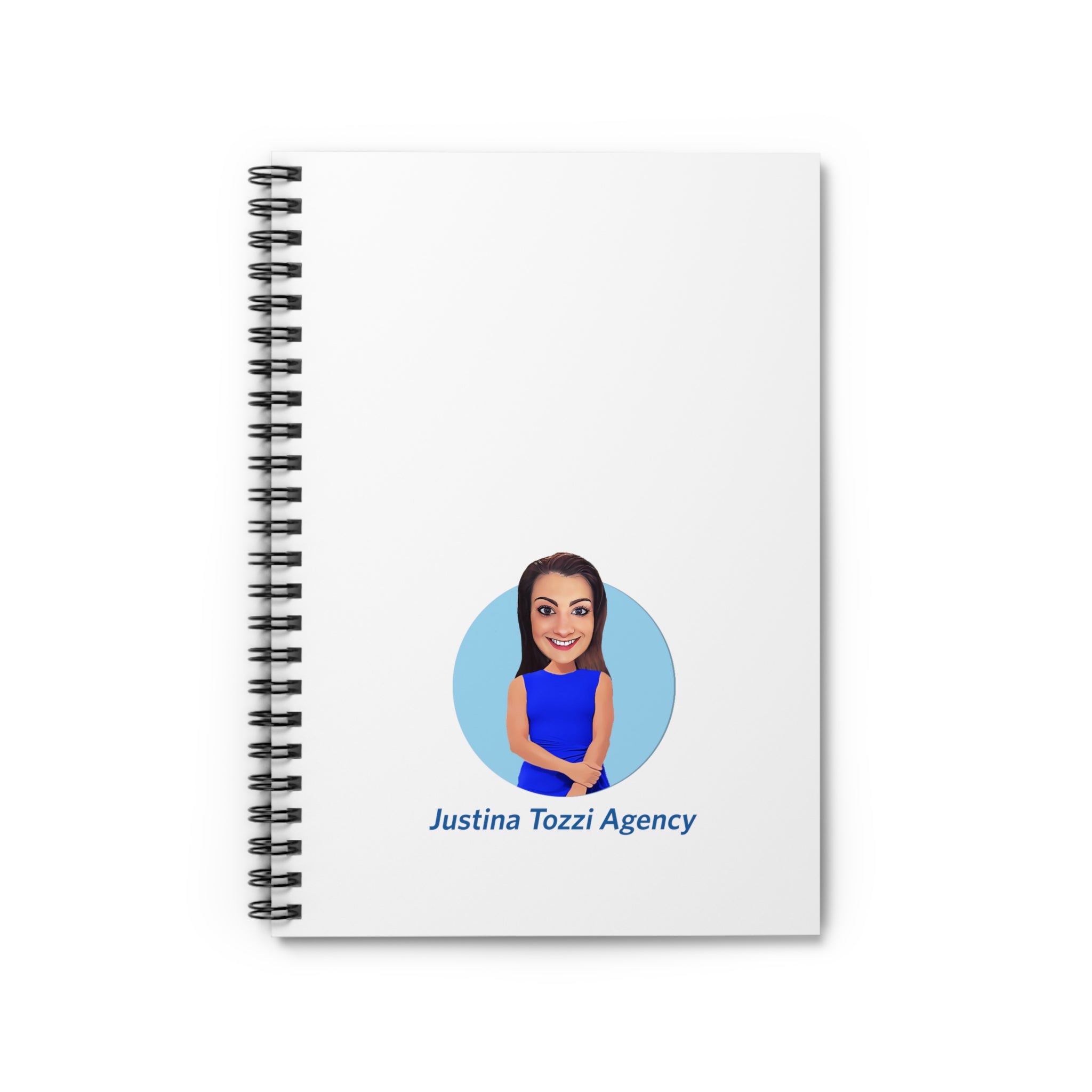 Justina Tozzi Agency  Caricature Spiral Notebook - Lauren