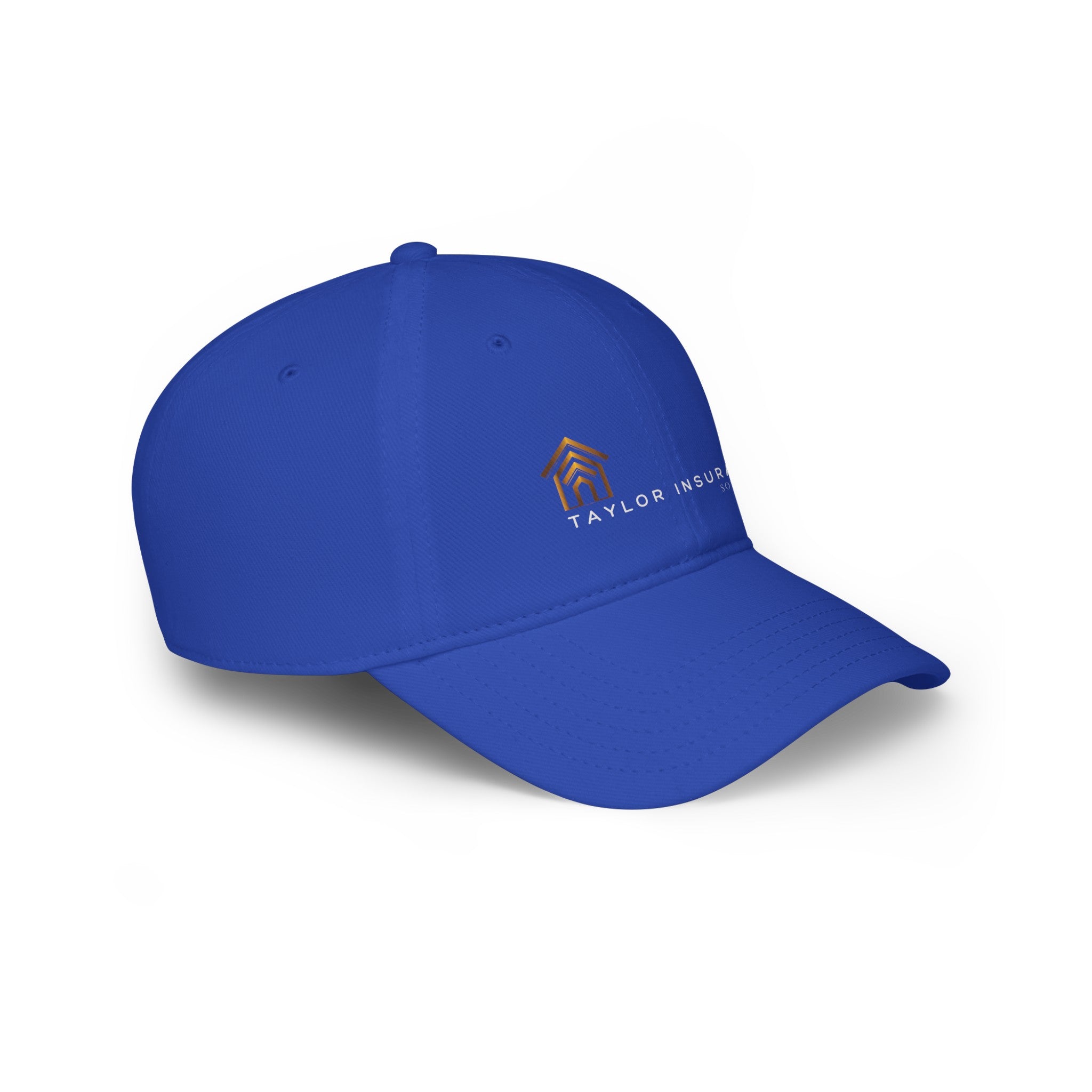 Low Profile Baseball Cap White Logo  - Monette Taylor