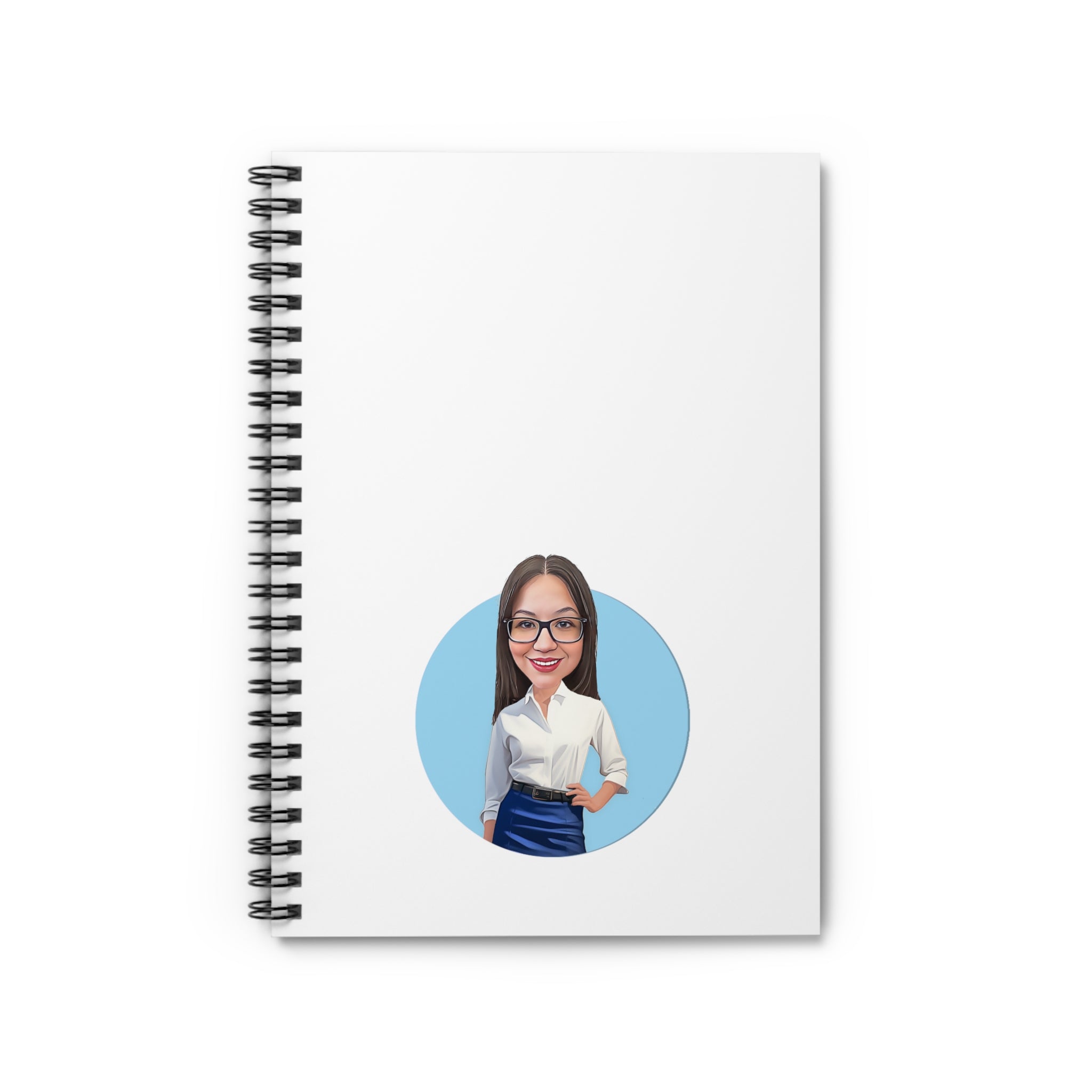 Kevin Purdy Agency  Caricature Spiral Notebook - Bridigina