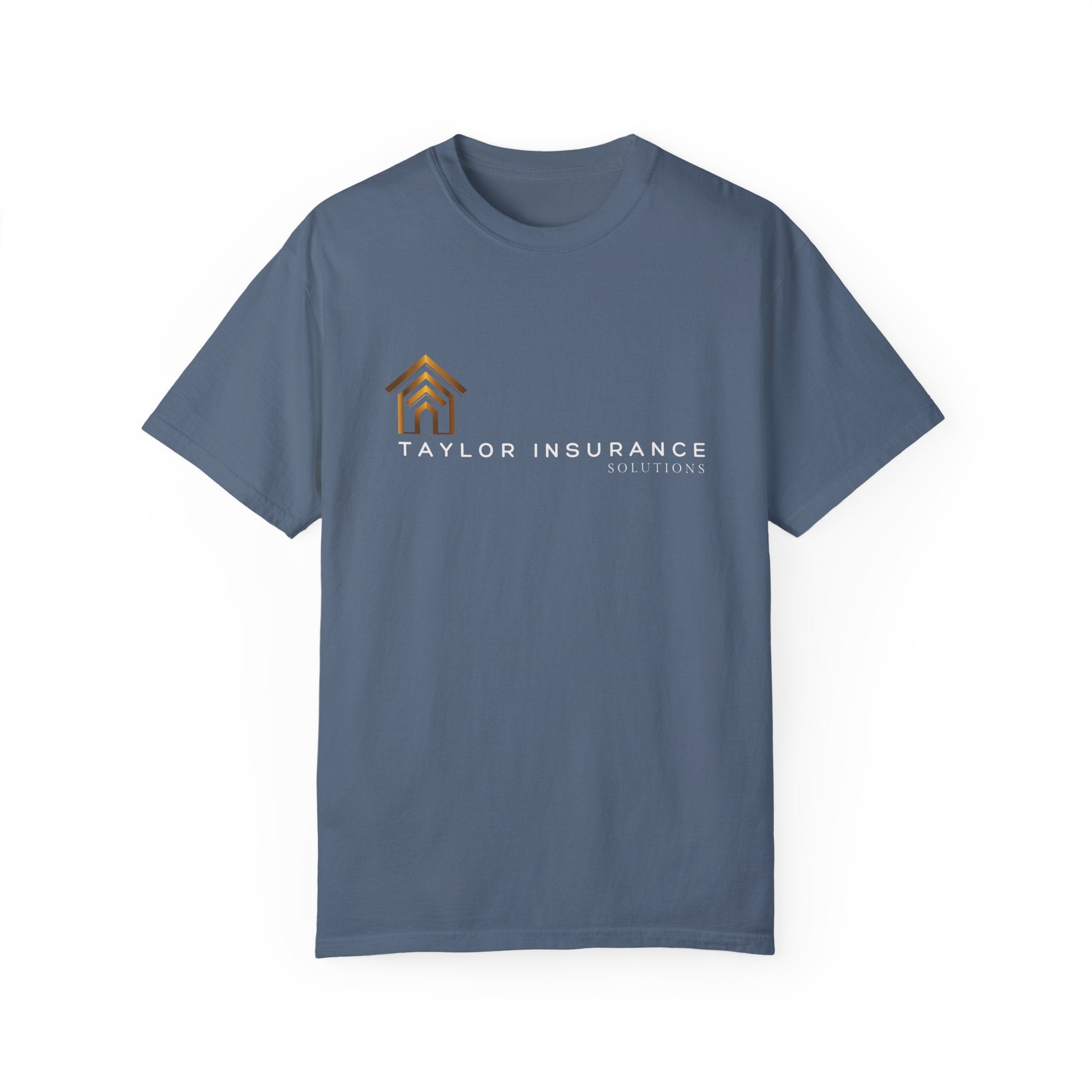 Unisex Garment-Dyed T-shirt White Logo - Monette Taylor