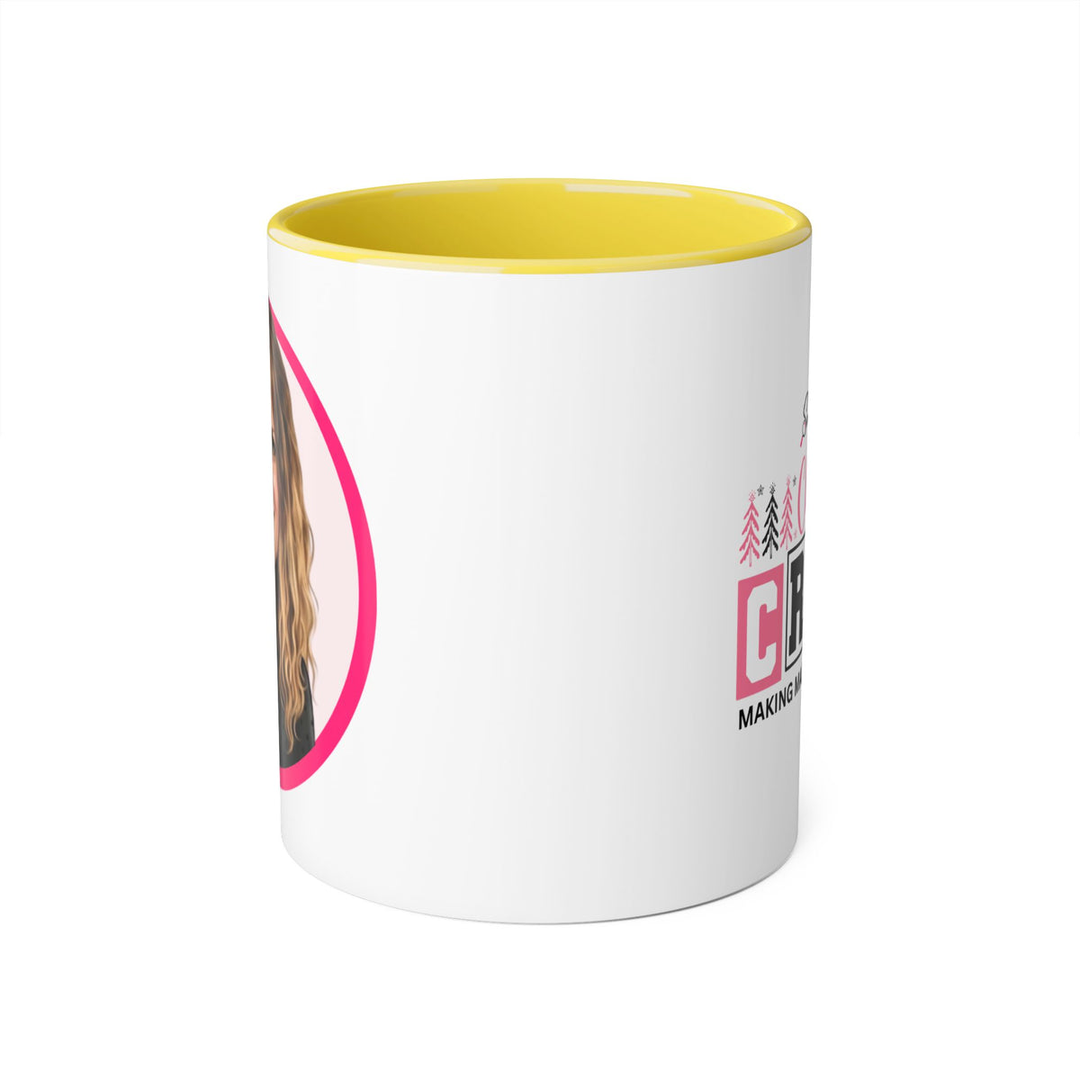 Penni  Caricature Portrait Accent Mug — Search Perfect Caricature Christmas