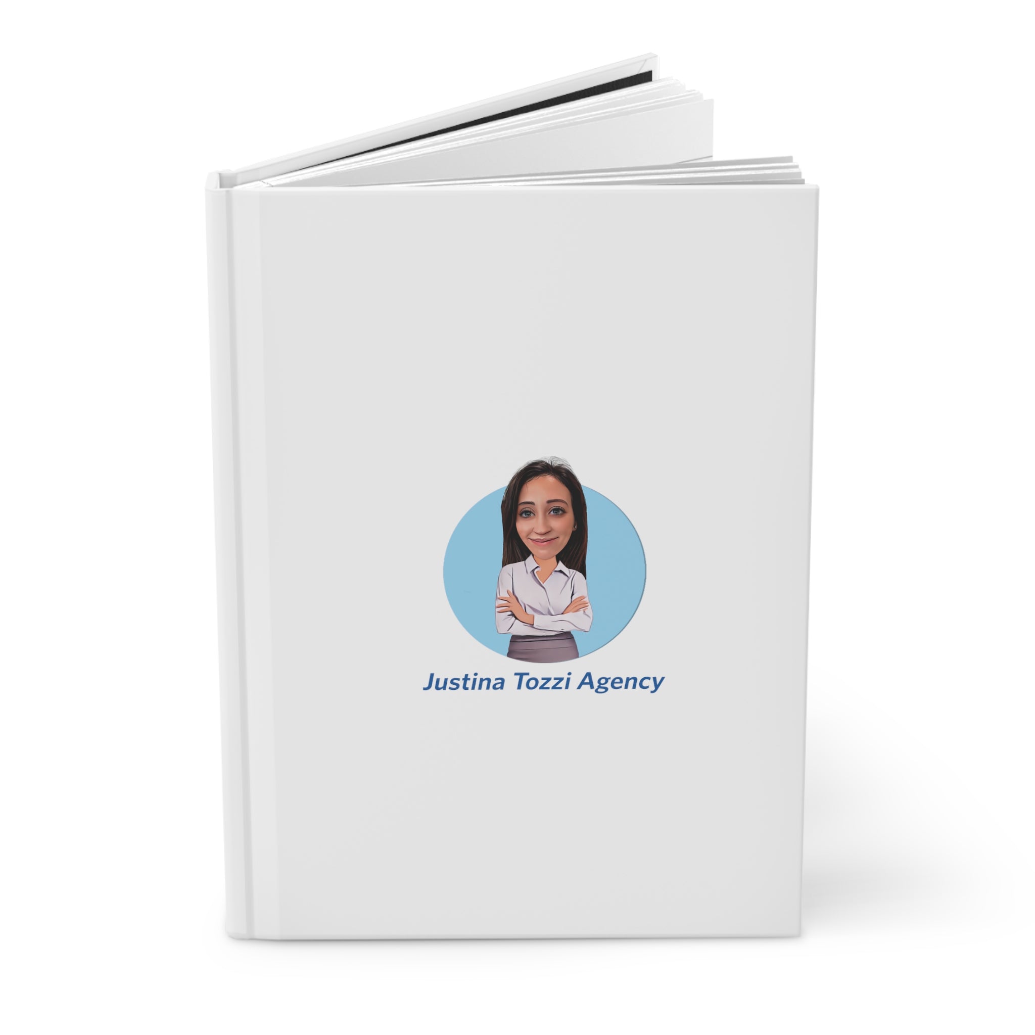 Justina Tozzi Agency Caricature Hardcover Journal Matte - Ashley