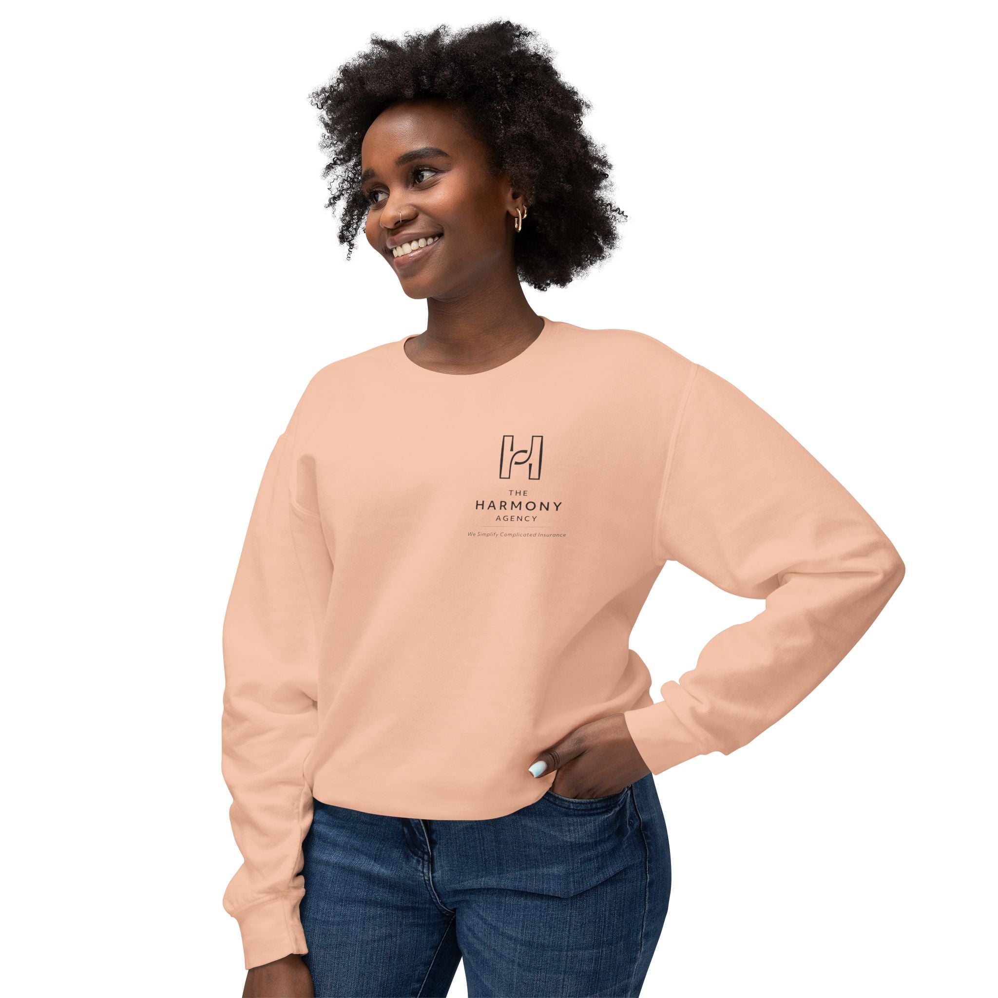 Angie Mikel Unisex Lightweight Crewneck Sweatshirt