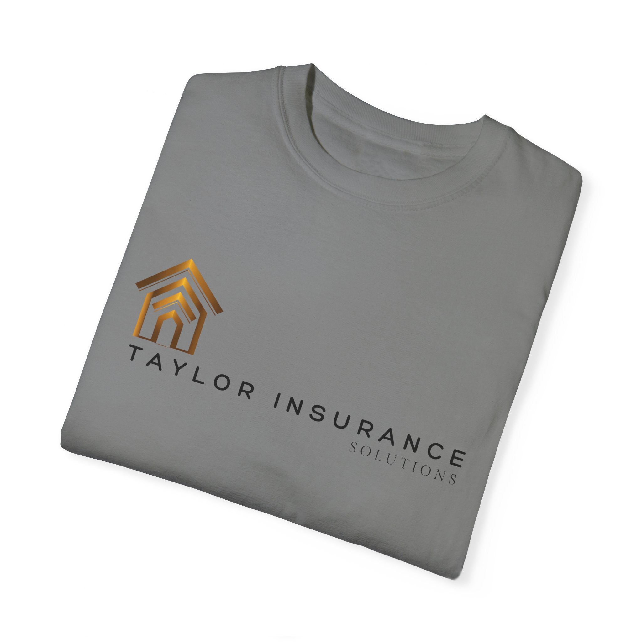 Unisex Garment-Dyed T-shirt Black Logo - Monette Taylor