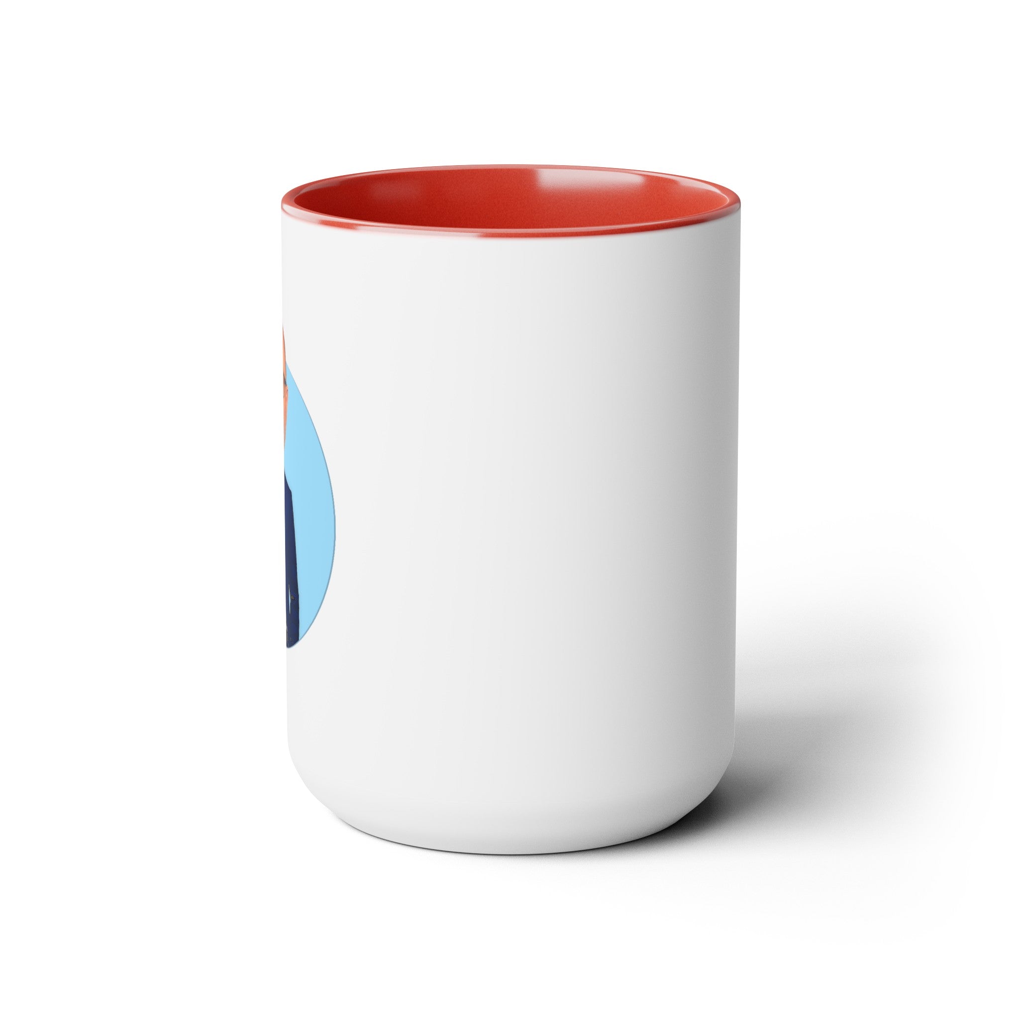 Kevin Purdy Agency  Caricature Two-Tone Coffee Mugs, 15oz - Kevin